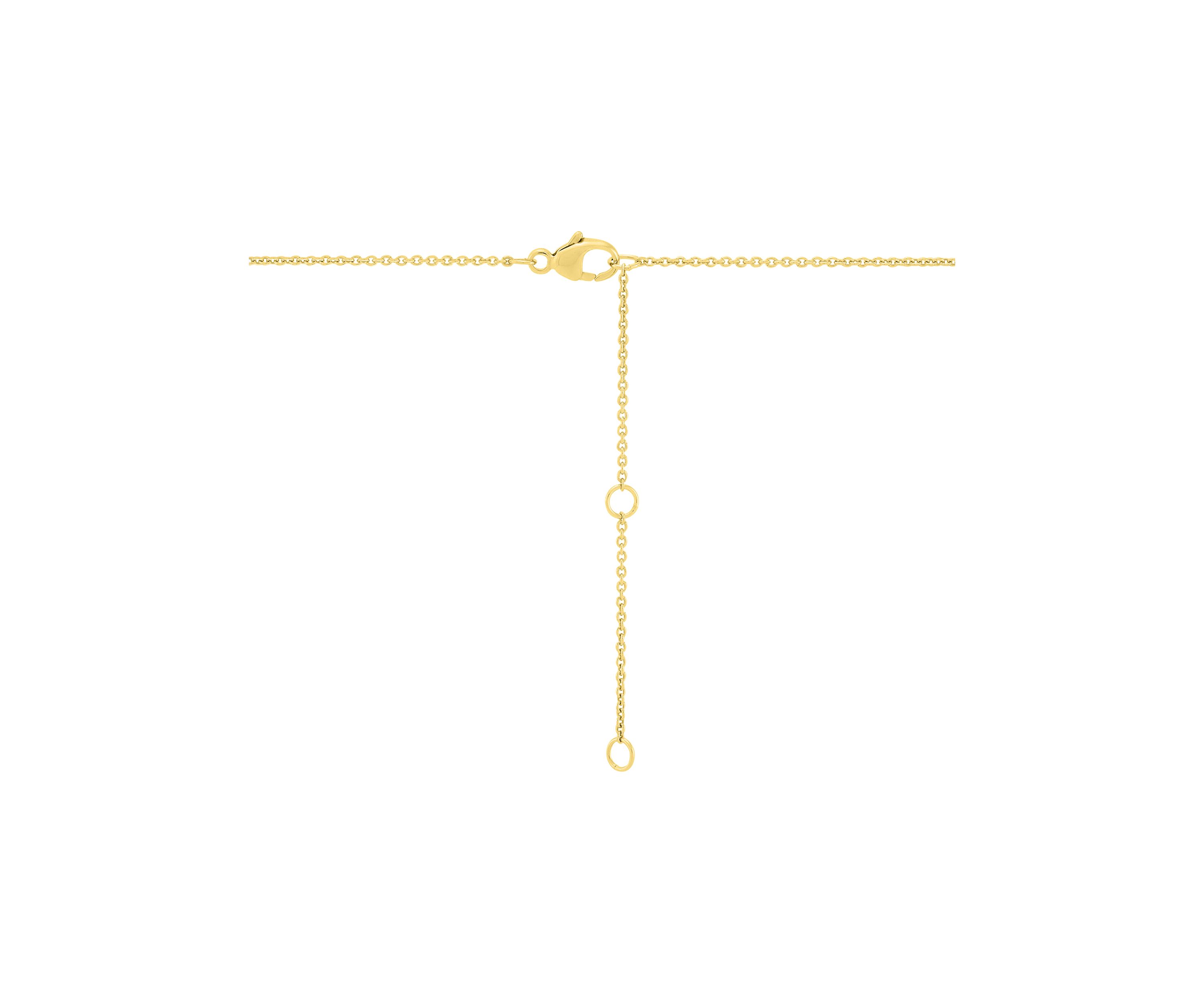 1/4 ct. t.w. Lab-Grown Diamond Pendant Necklace with 18" Cable Chain Gold Over Sterling Silver