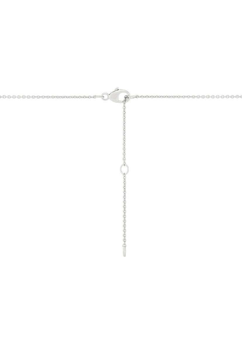 1/4 ct. t.w. Lab Grown Diamond Cross Pendant Necklace with 18" Cable Chain in Sterling Silver   