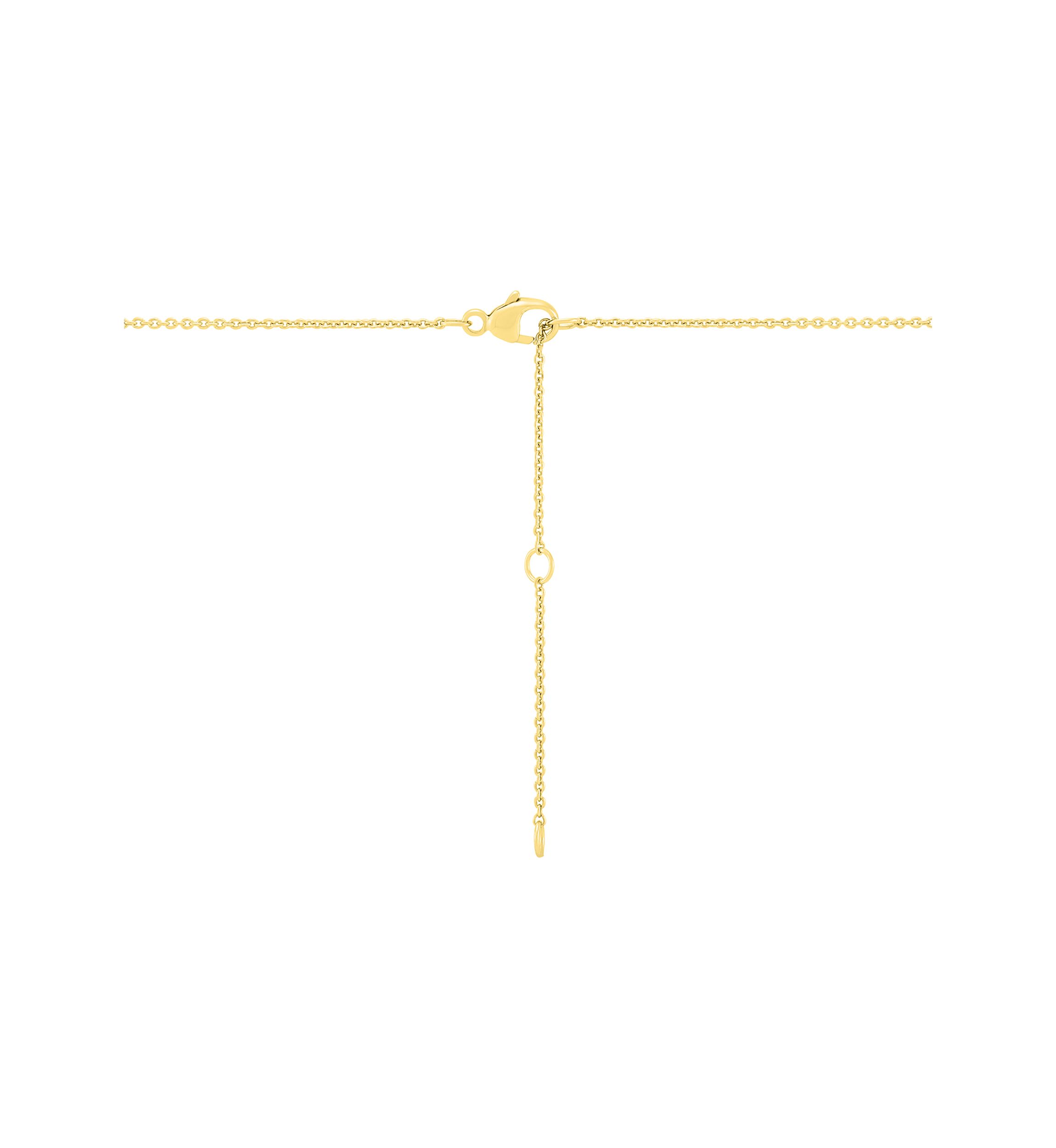 1/4 ct. t.w. Lab Grown Diamond Cross Pendant with 18 Cable Chain in Gold over Sterling Silver