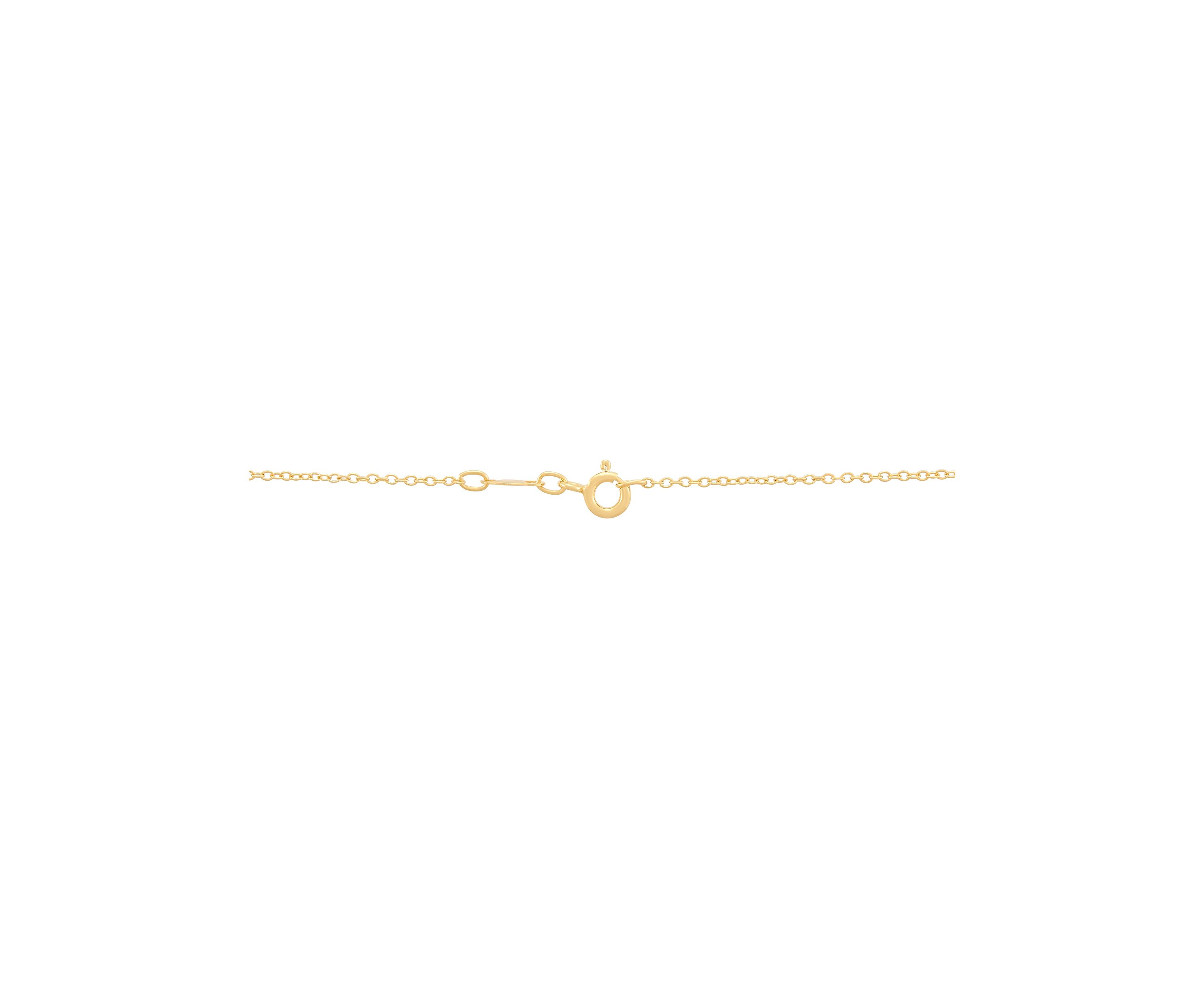 1/5 ct. t.w. Lab Grown Diamond Heart Pendant with 18" Cable Chain in Gold Over Sterling Silver