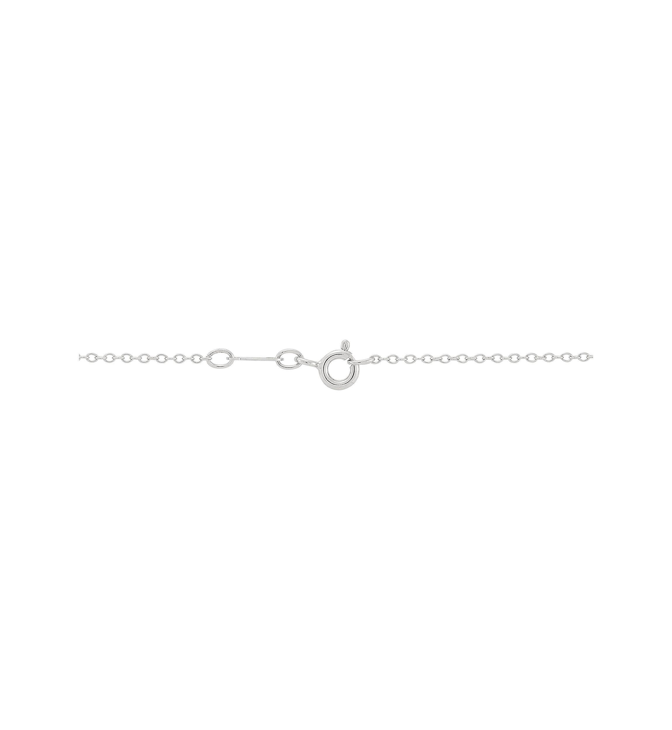 1/5 ct. t.w. Lab Grown Diamond Heart Pendant with 18" Cable Chain in Sterling Silver