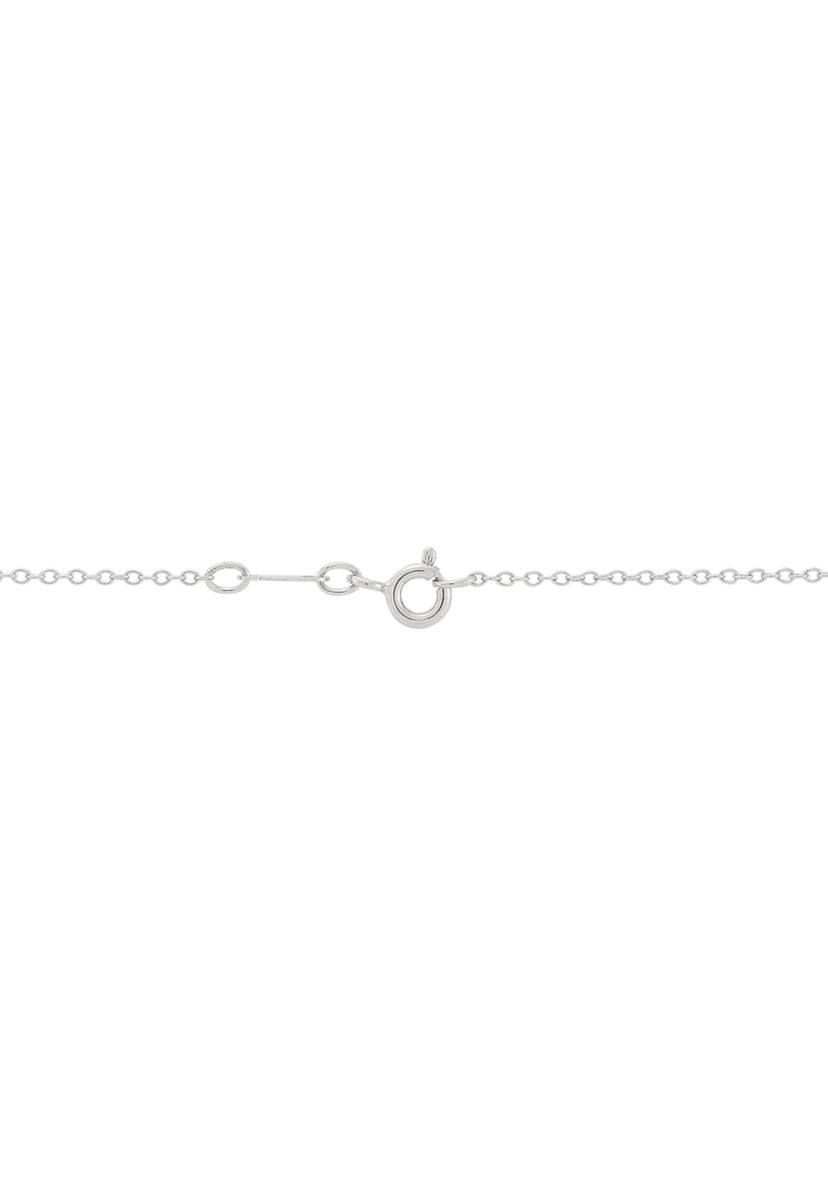 1/5 ct. t.w. Lab Grown Diamond Heart Pendant with 18" Cable Chain in Sterling Silver