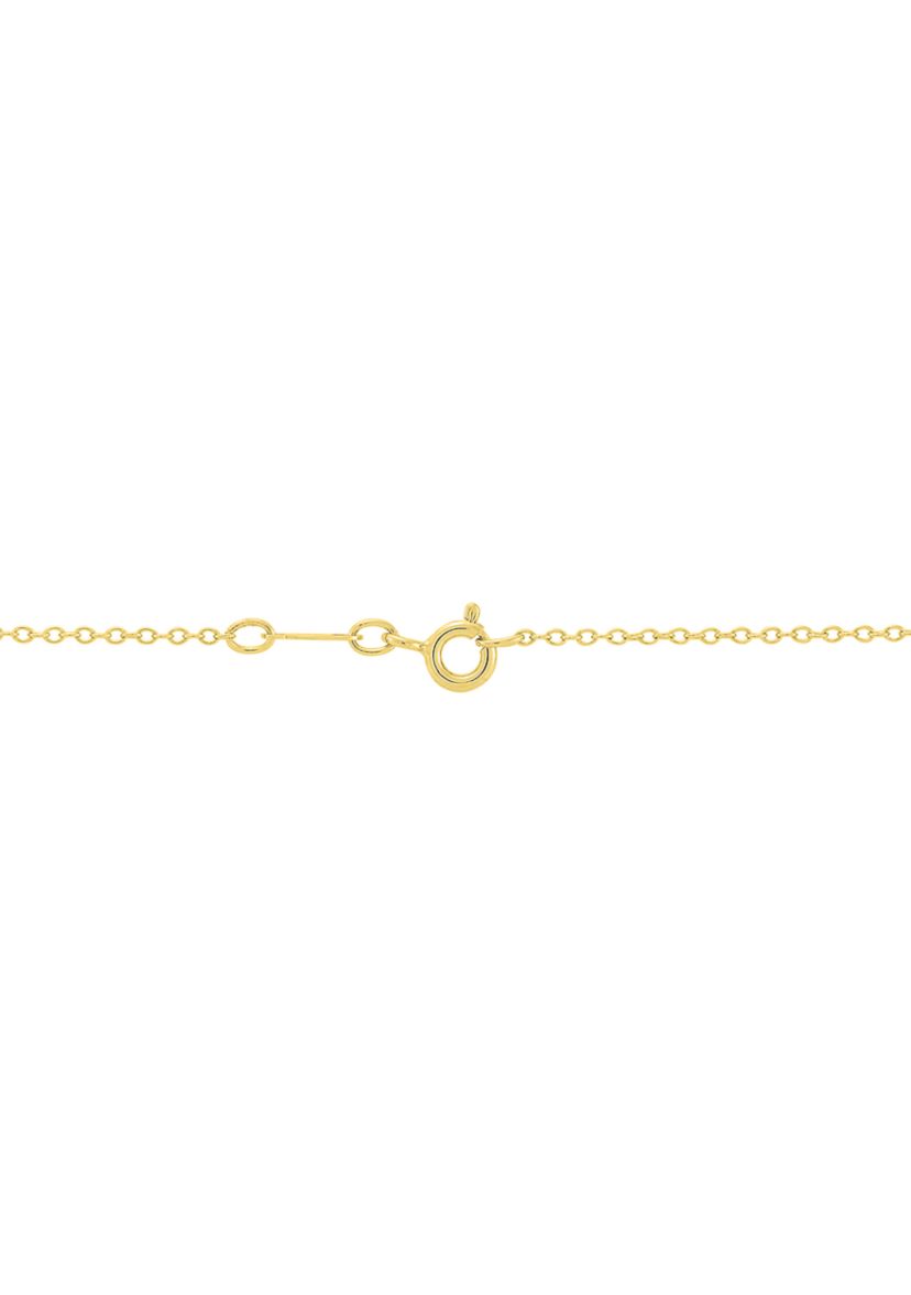 1/5 ct. t.w. Lab Grown Diamond Heart Pendant with 18" Cable Chain in Gold Over Silver