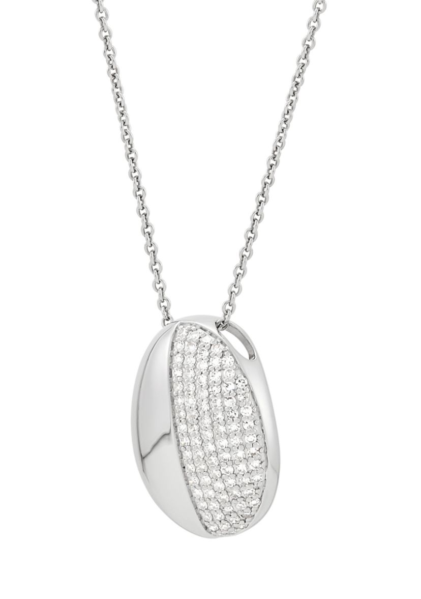 1/2 ct. t.w. Lab Grown Diamond Pendant Necklace in Sterling Silver