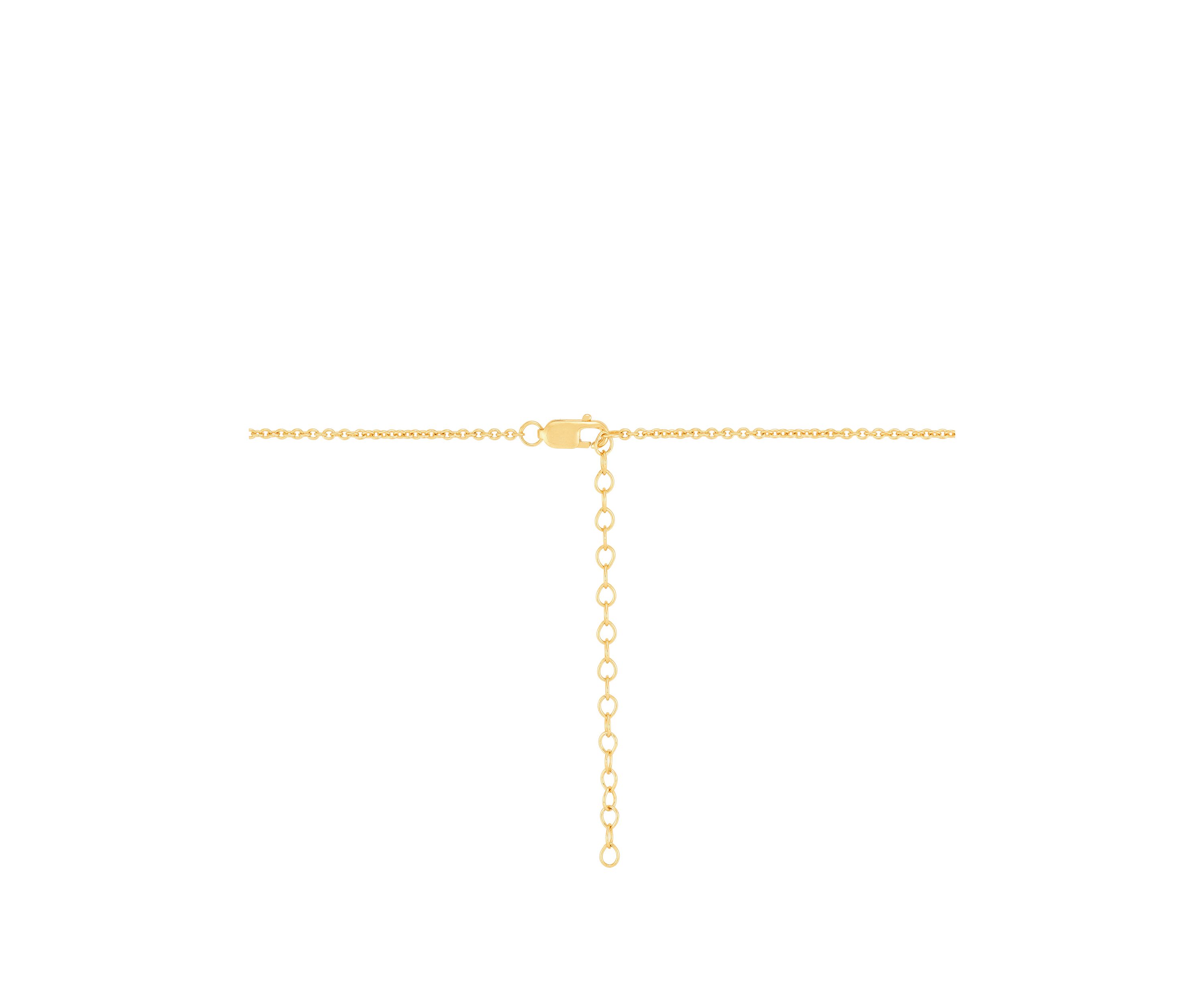 1/2 ct. t.w. Lab Grown Diamond Pendant Necklace with 18" Cable Chain in Gold Over Sterling Silver