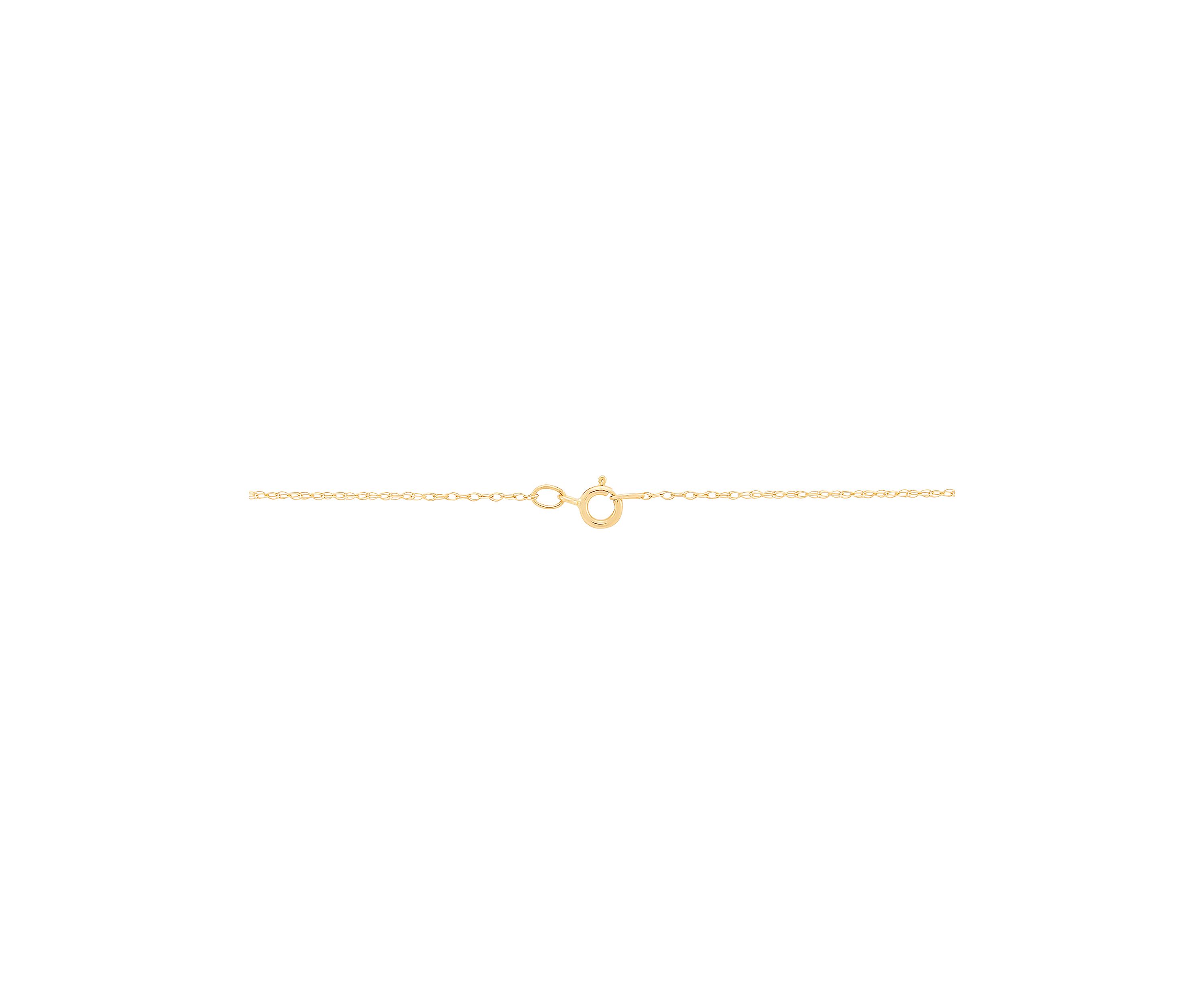 1/4 ct. t.w. Lab Grown Diamond Religious Pendant with 18" Rope Chain in 10K Yellow Gold