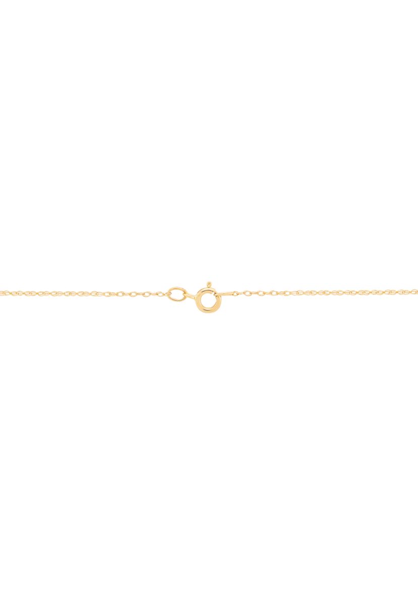 1/4 ct. t.w. Lab Grown Diamond Religious Pendant with 18" Rope Chain in 10K Yellow Gold