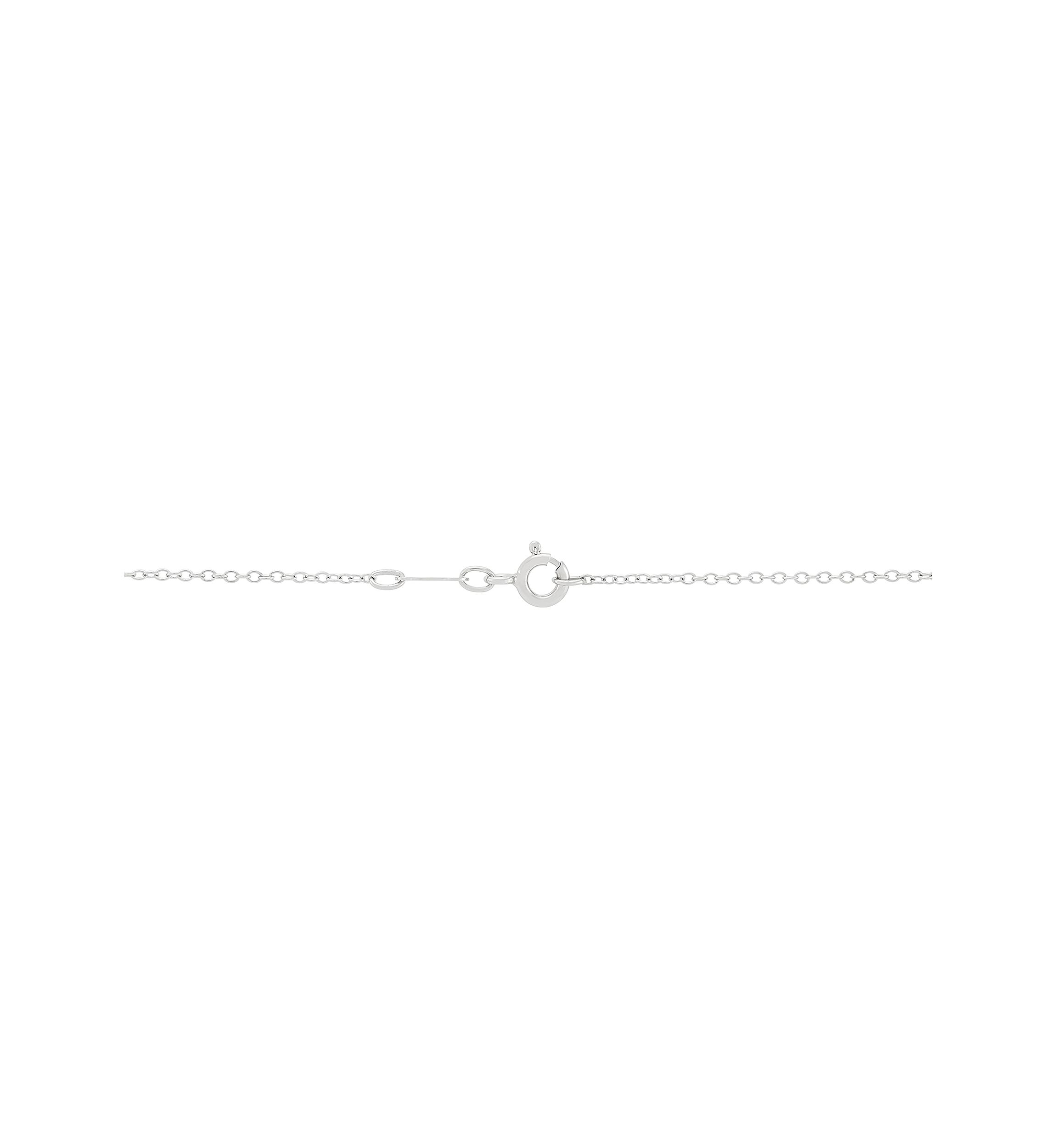  1/5 ct. t.w. Lab Grown Diamond Love Knot Pendant with 18" Cable Chain in Sterling Silver