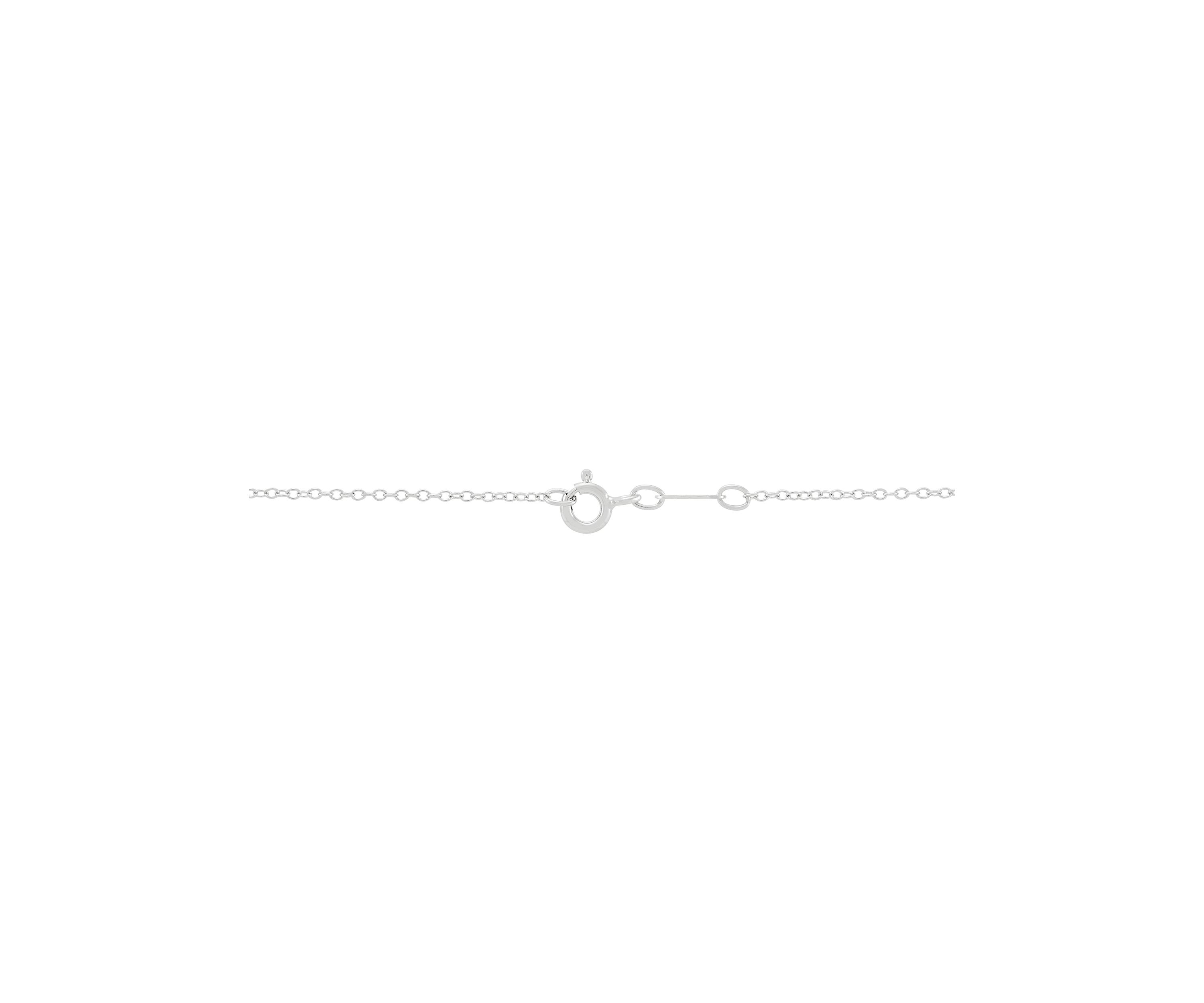 1/2 ct. t.w. Lab Grown Diamond Pendant with 18" Cable Chain in Sterling Silver
