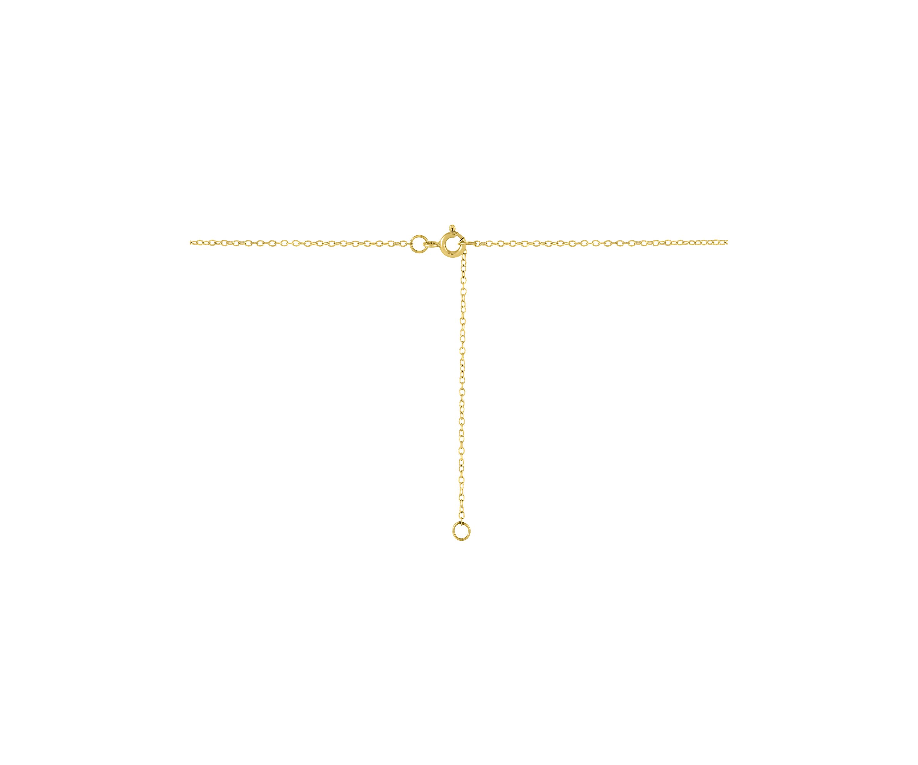 1/4 ct. t.w. Lab Grown Diamond Pendant with 18" Cable Chain Gold Over Silver