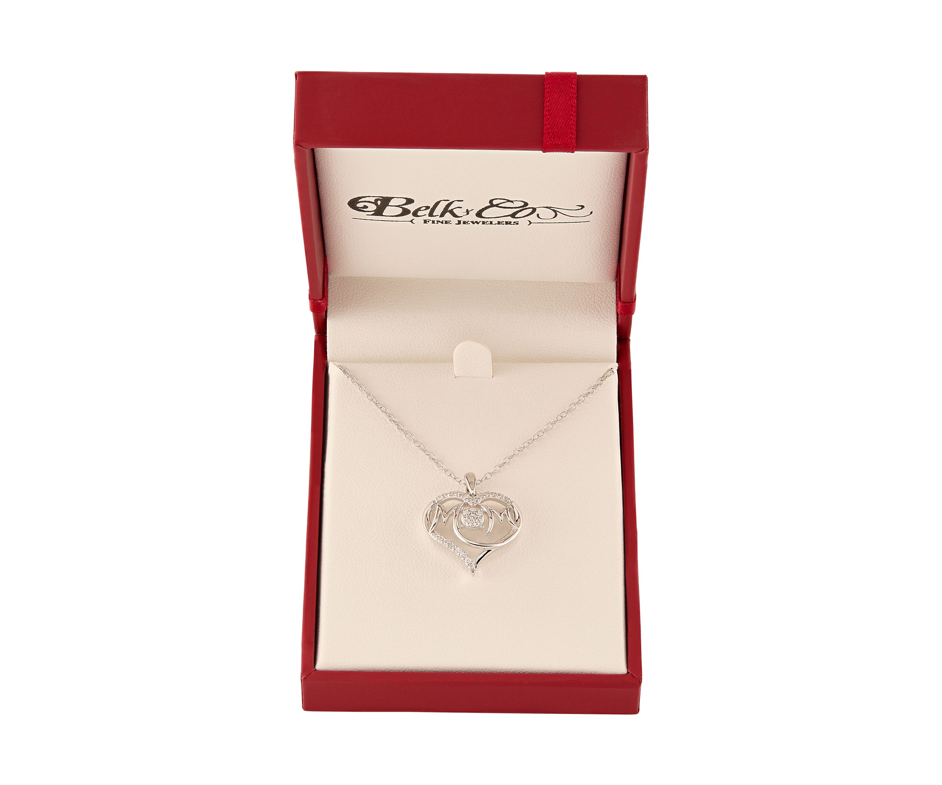 1/5 ct. t.w. Lab Grown Diamond Heart Pendant with 18" Cable Chain