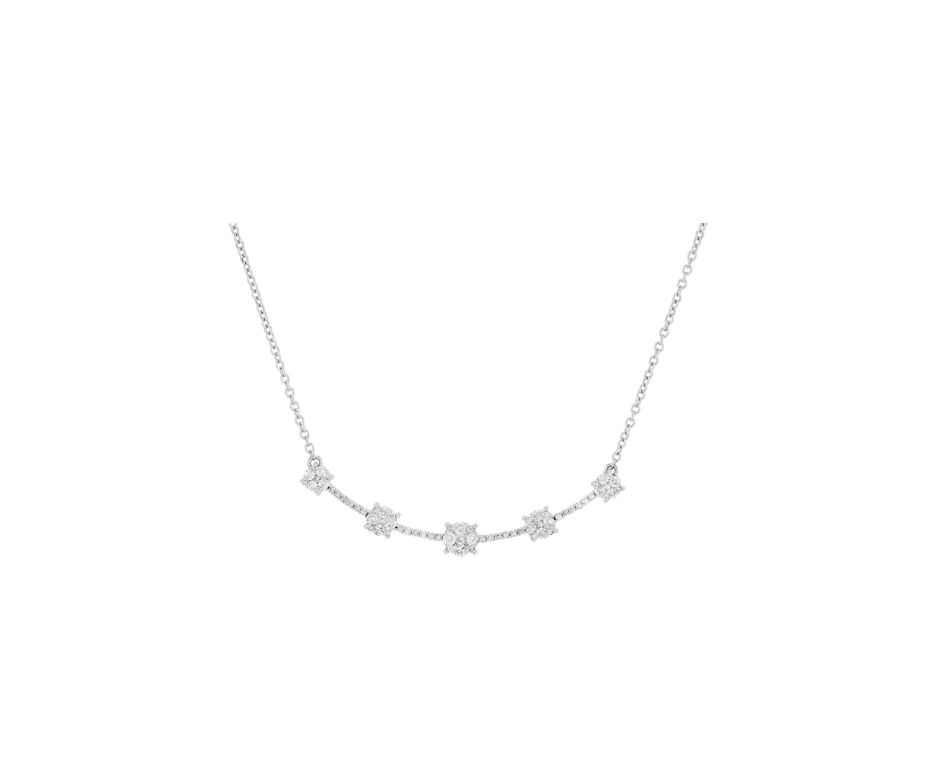 3/8 ct. t.w. Diamond Necklace in 10K White Gold