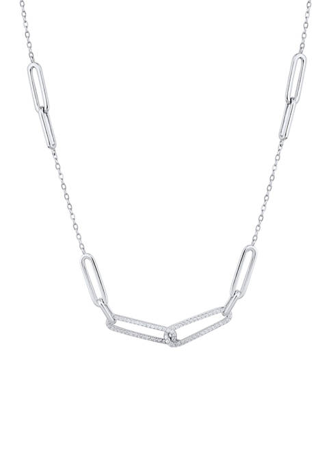 1/4 ct. t.w. Diamond Necklace in Sterling Silver