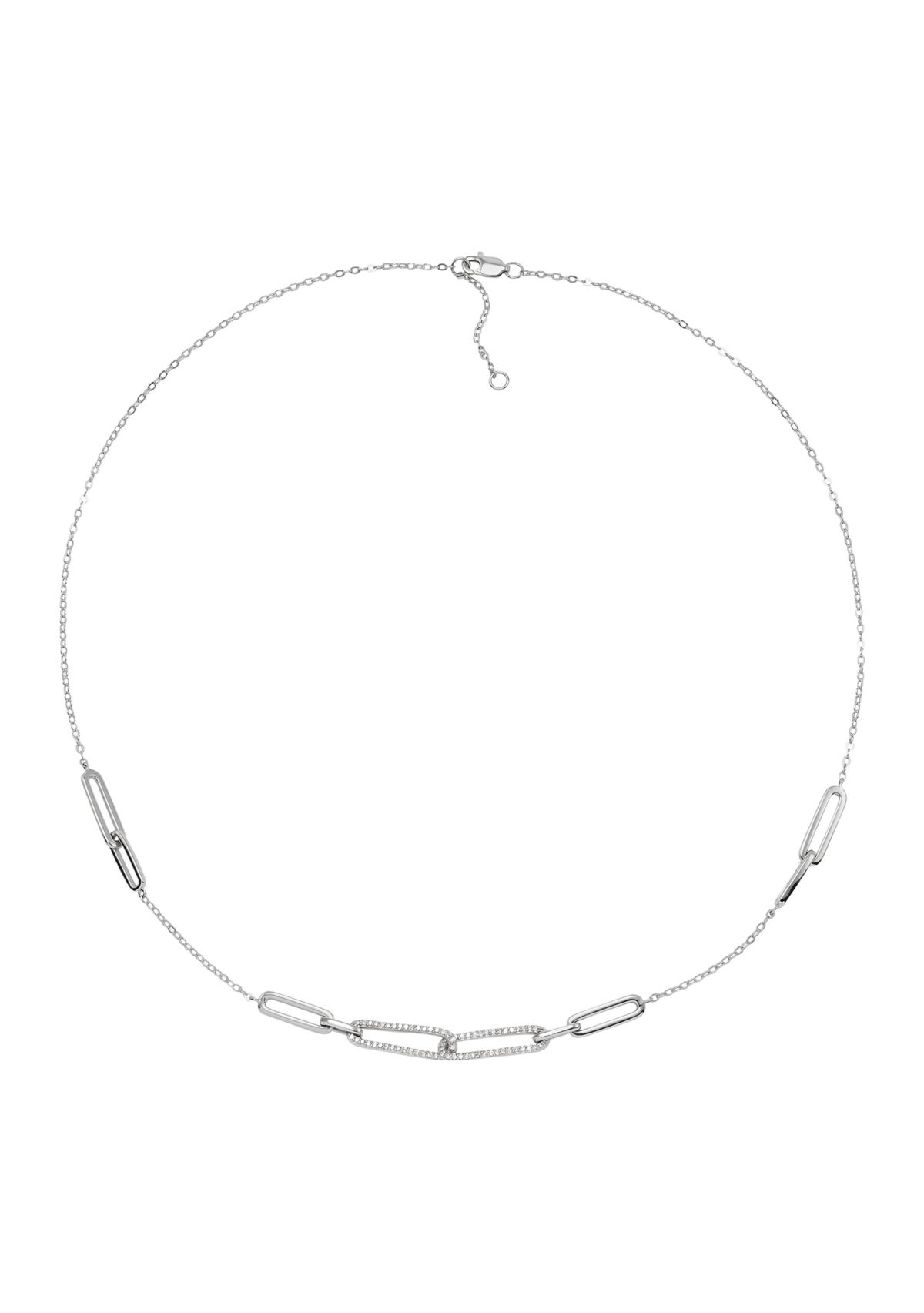 1/4 ct. t.w. Diamond Necklace in Sterling Silver