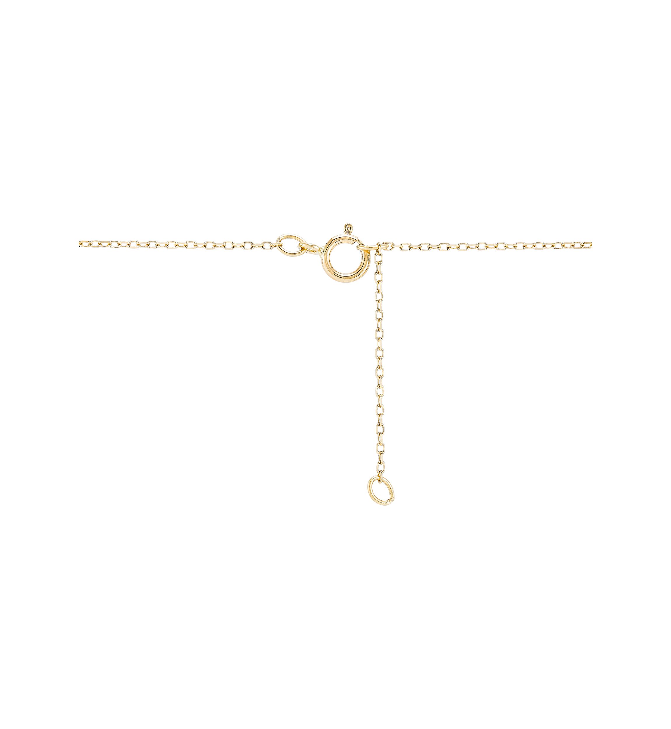1/20 ct. t.w. Diamond Evil Eye Necklace in 14K Yellow Gold