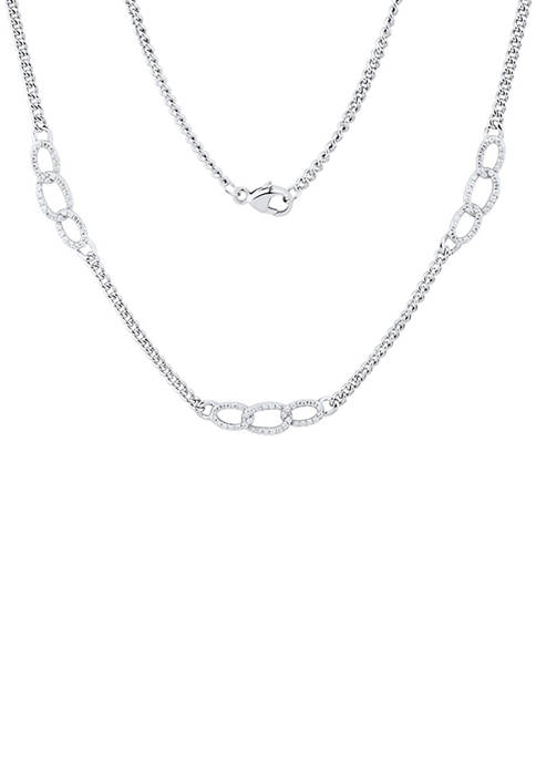 1/3 ct. t.w. Diamond Necklace in Sterling Silver