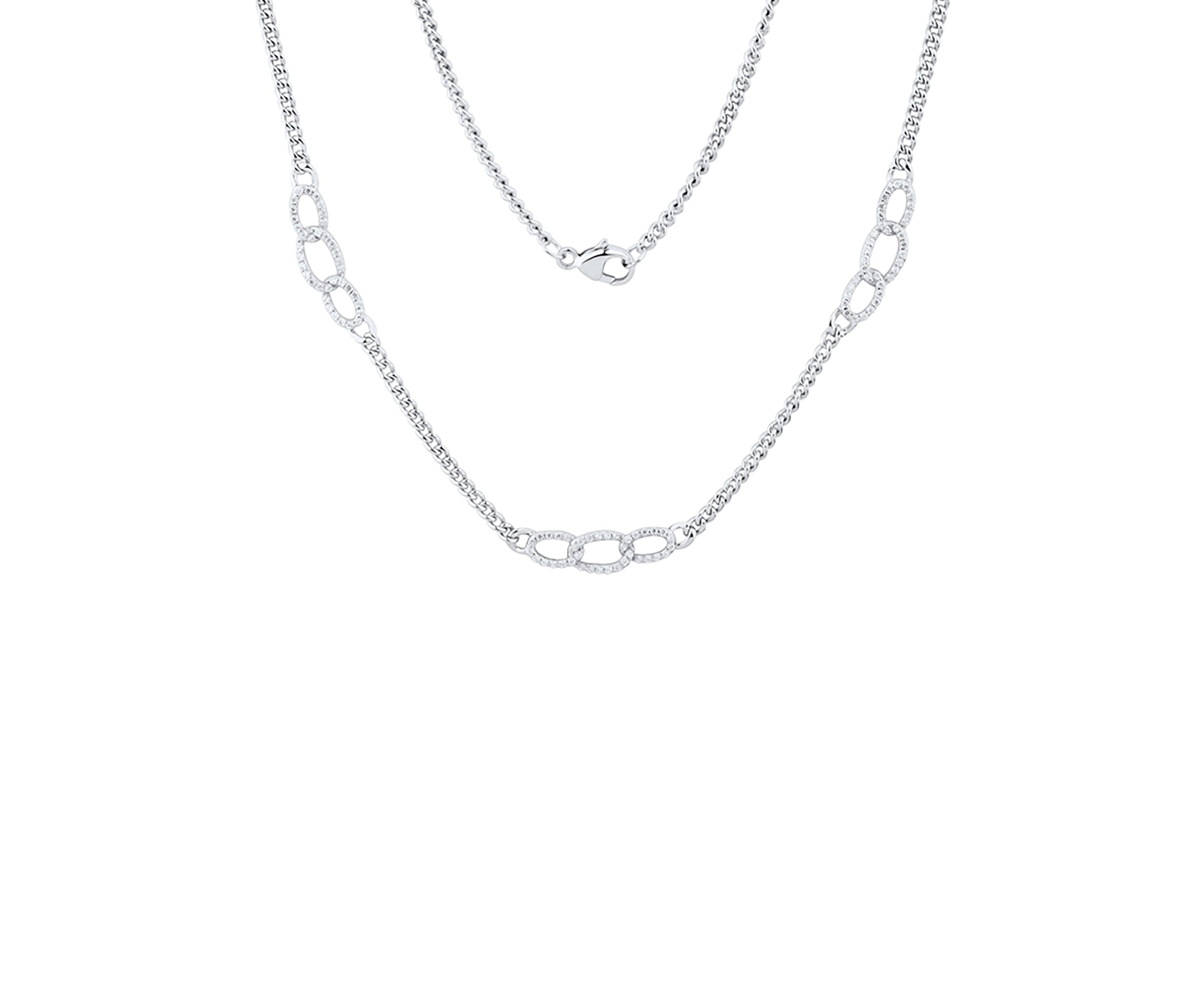 1/3 ct. t.w. Diamond Necklace in Sterling Silver