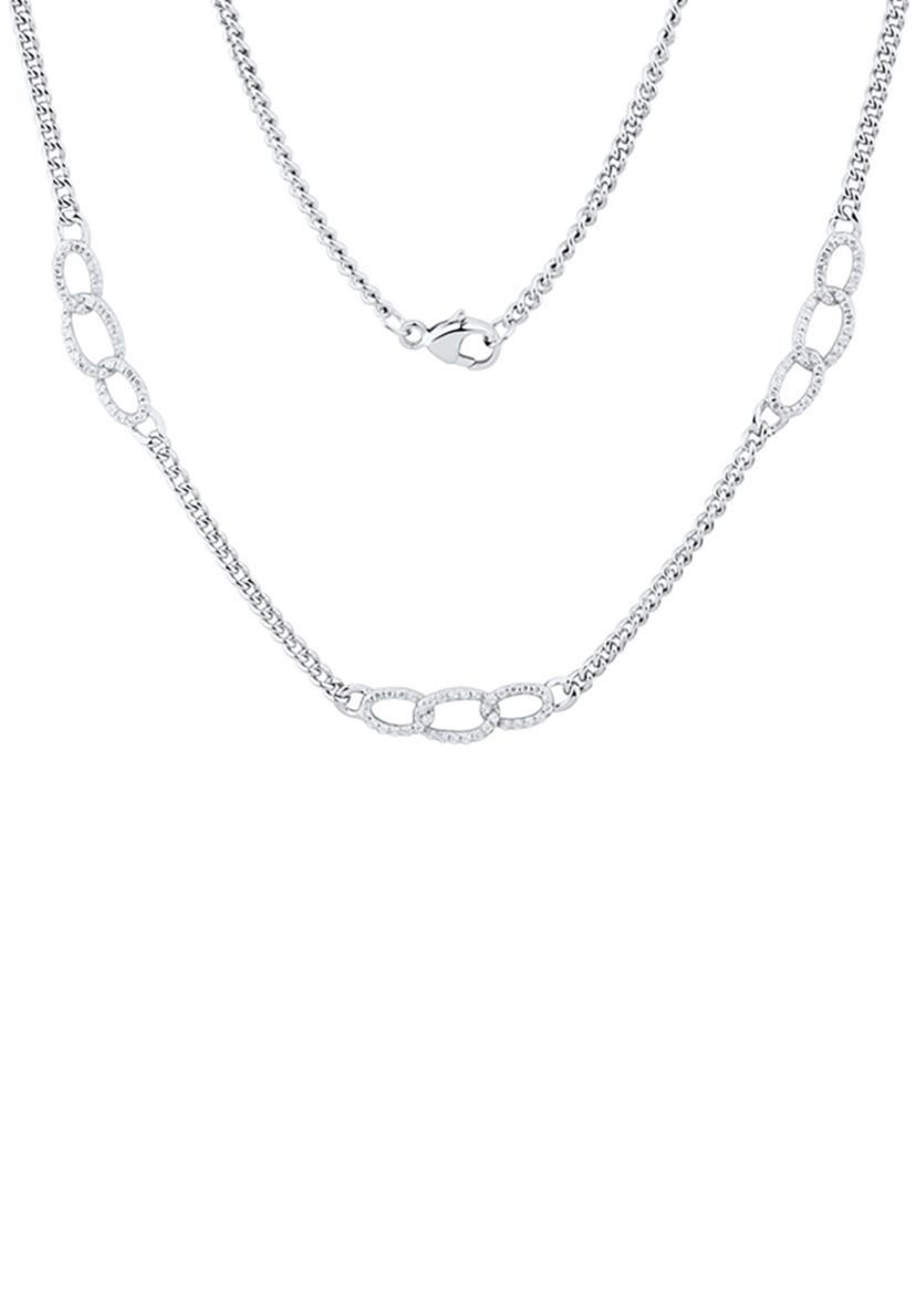 1/3 ct. t.w. Diamond Necklace in Sterling Silver