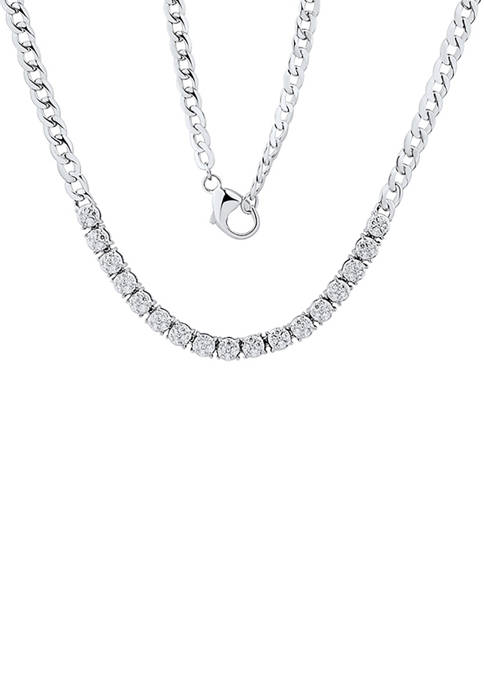 1/3 ct. t.w. Diamond Necklace in Sterling Silver