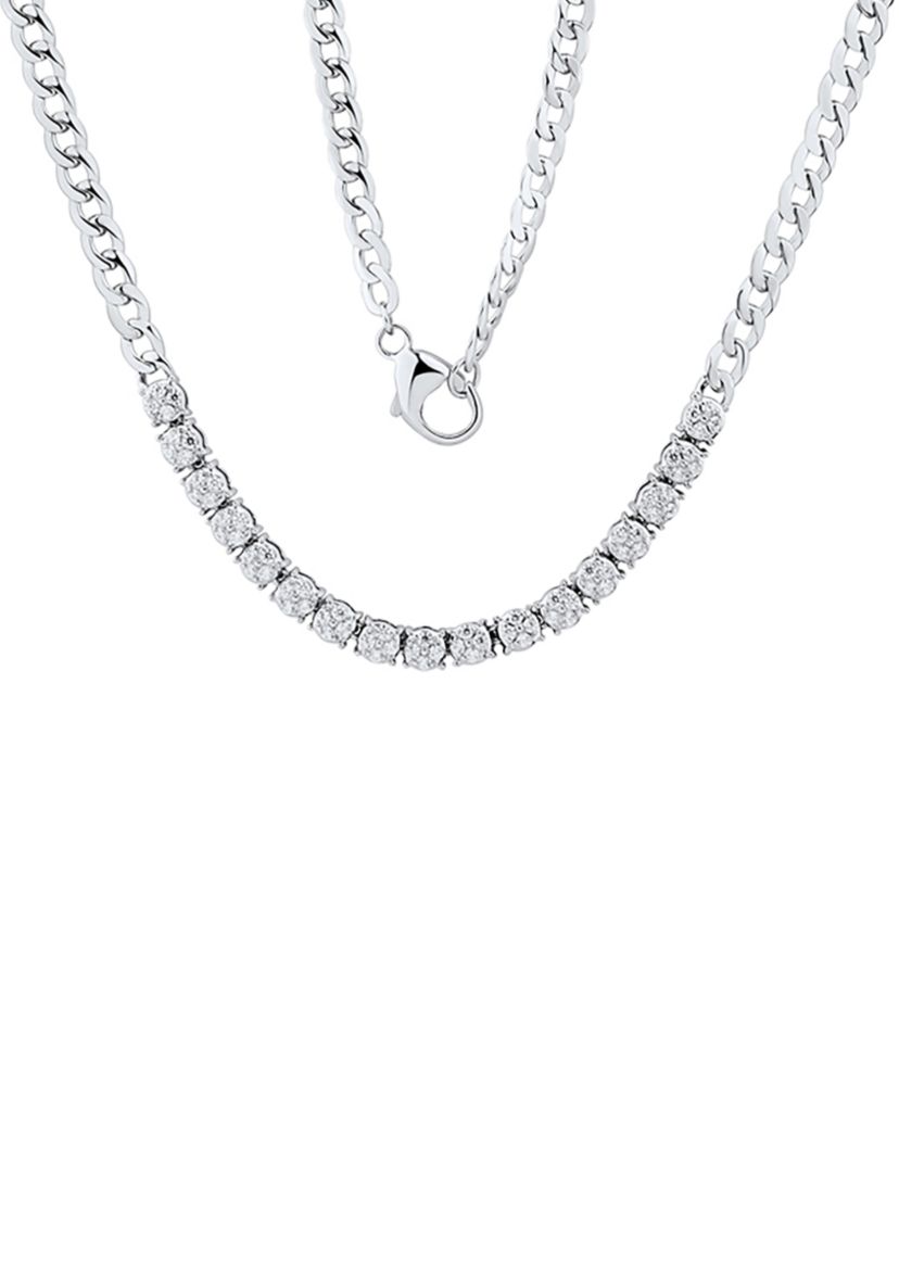 1/3 ct. t.w. Diamond Necklace in Sterling Silver