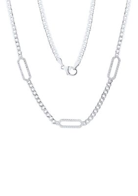 Belk & Co 1/2 Ct. T.w. Diamond Necklace In Sterling Silver