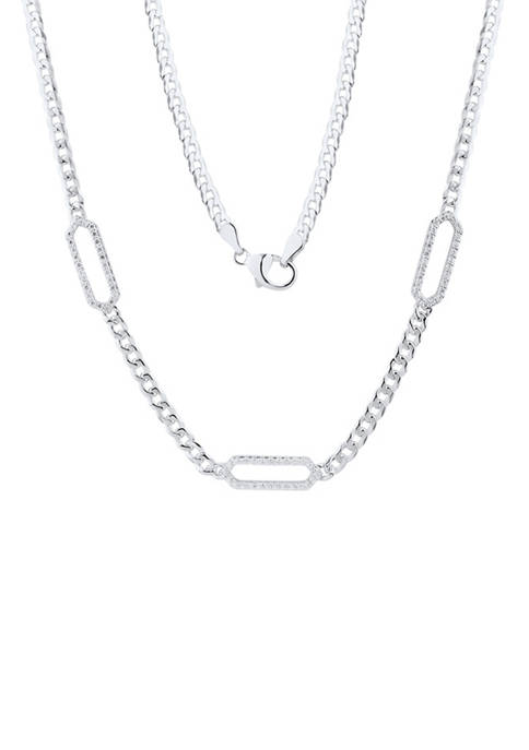 1/2 ct. t.w. Diamond Necklace in Sterling Silver