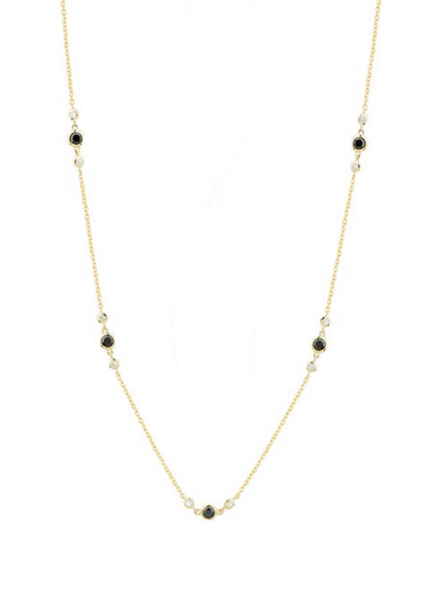 1 ct. t.w. Diamond Link Necklace in 10K Yellow Gold