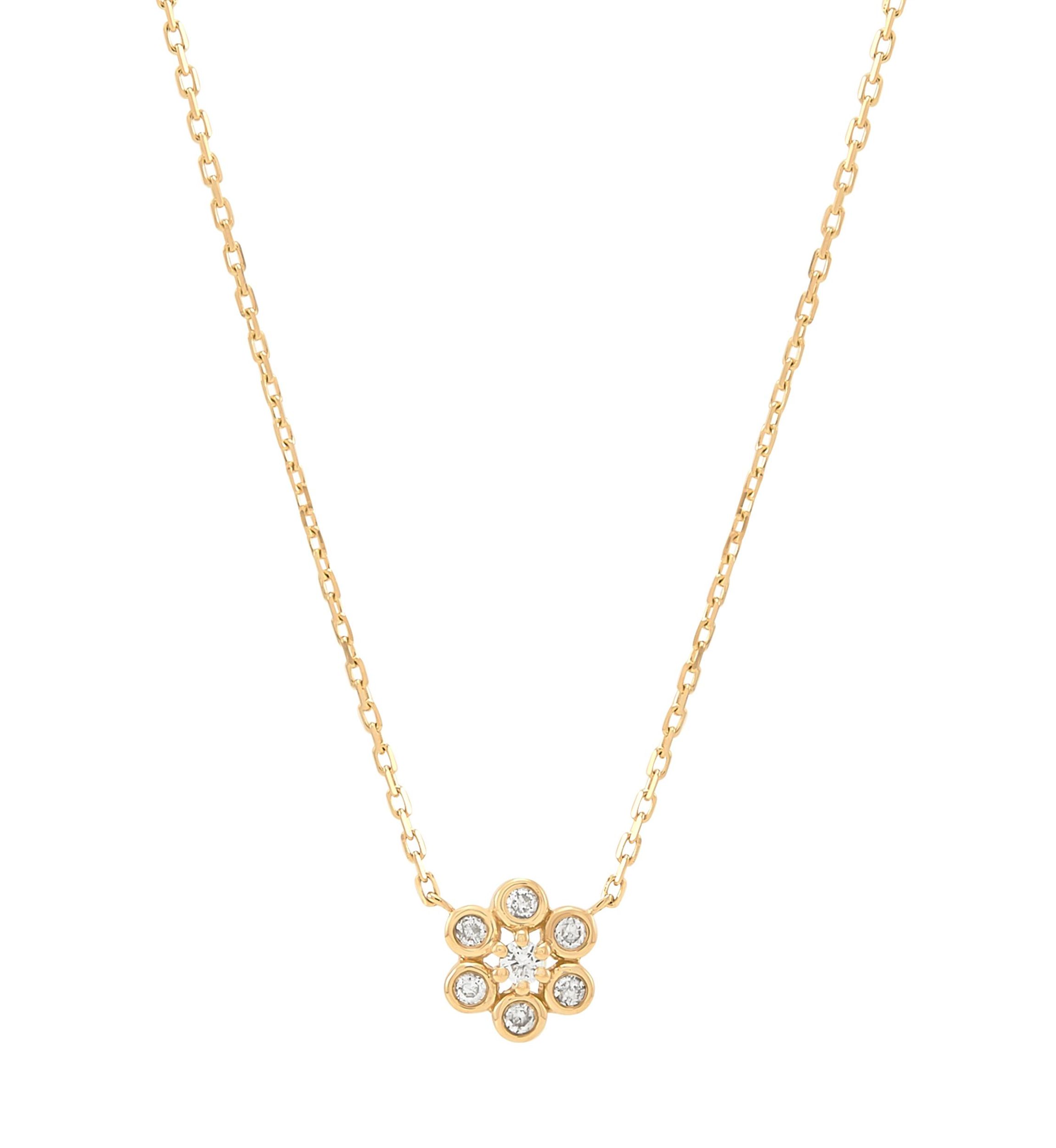 1/10 ct. t.w. Diamond Pendant Necklace in 10K Yellow Gold