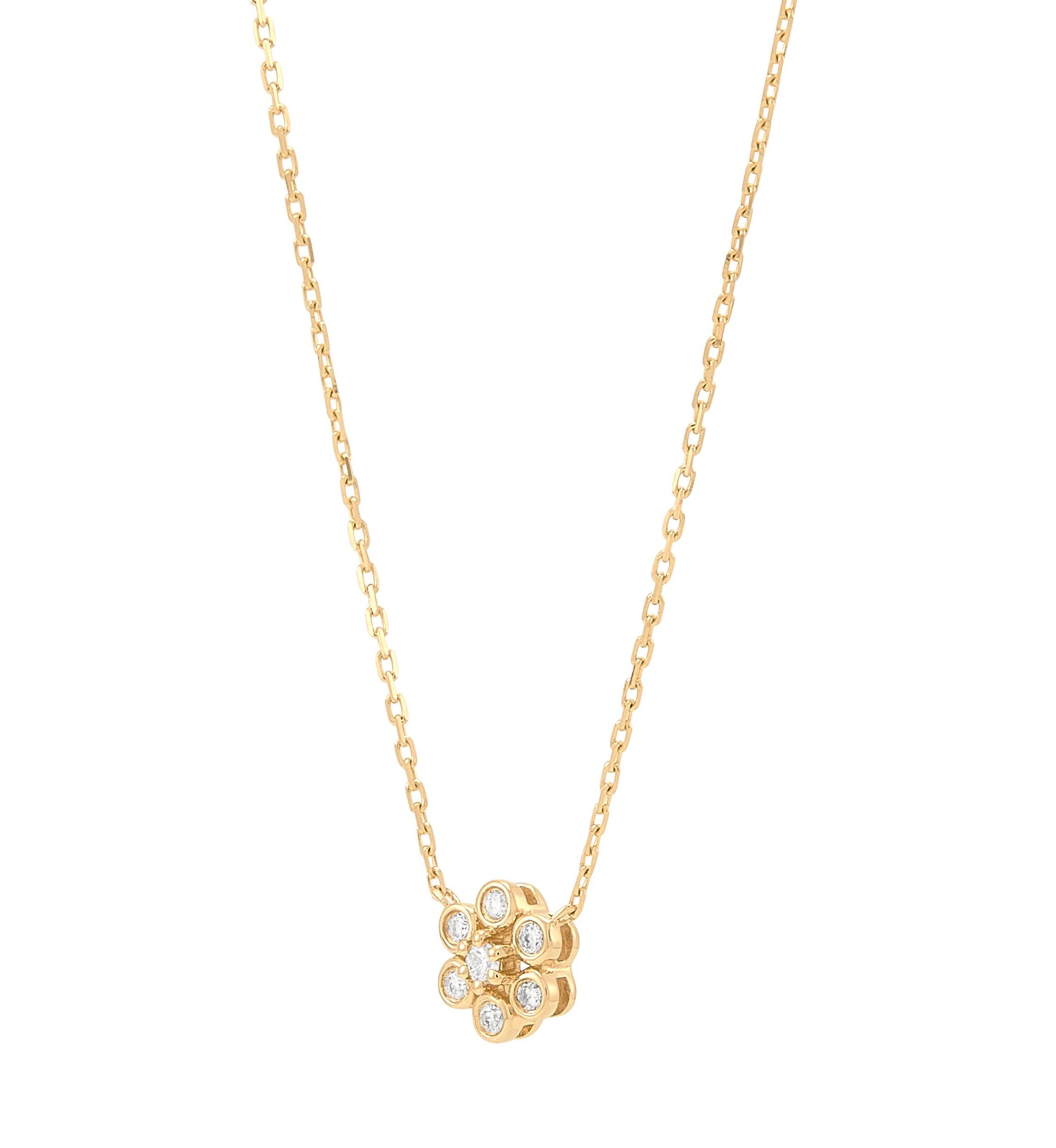 1/10 ct. t.w. Diamond Pendant Necklace in 10K Yellow Gold