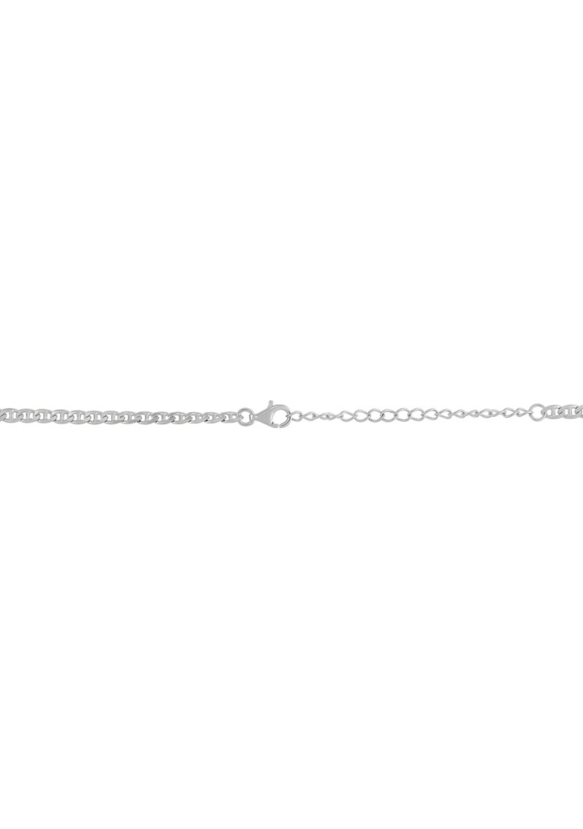1/5 ct. t.w. Diamond Mariner Chain Necklace in Sterling Silver