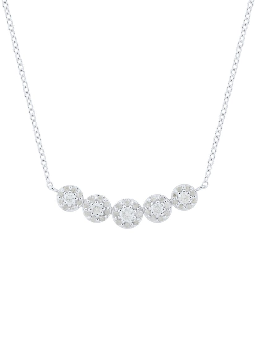 1/2 ct. t.w. Diamond Necklace in Sterling Silver