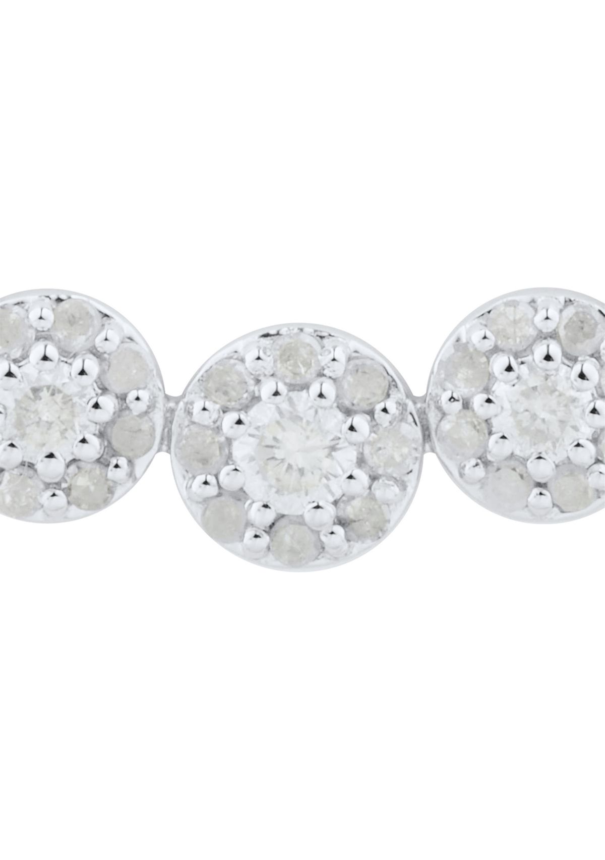 1/2 ct. t.w. Diamond Necklace in Sterling Silver