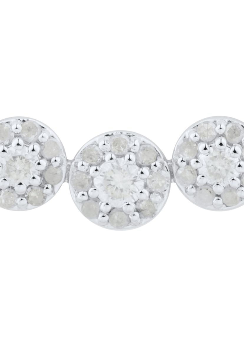 1/2 ct. t.w. Diamond Necklace in Sterling Silver