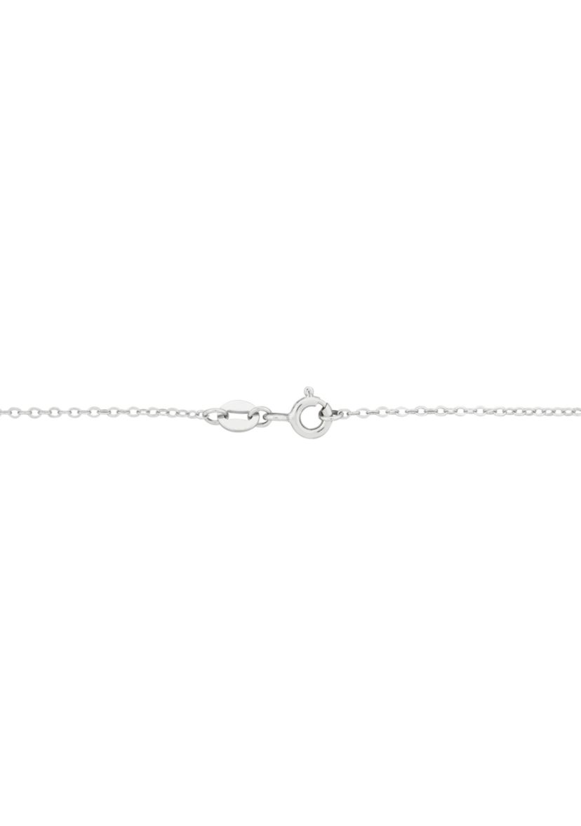 1/10 ct. t.w. Diamond Interlock Heart Necklace in Sterling Silver