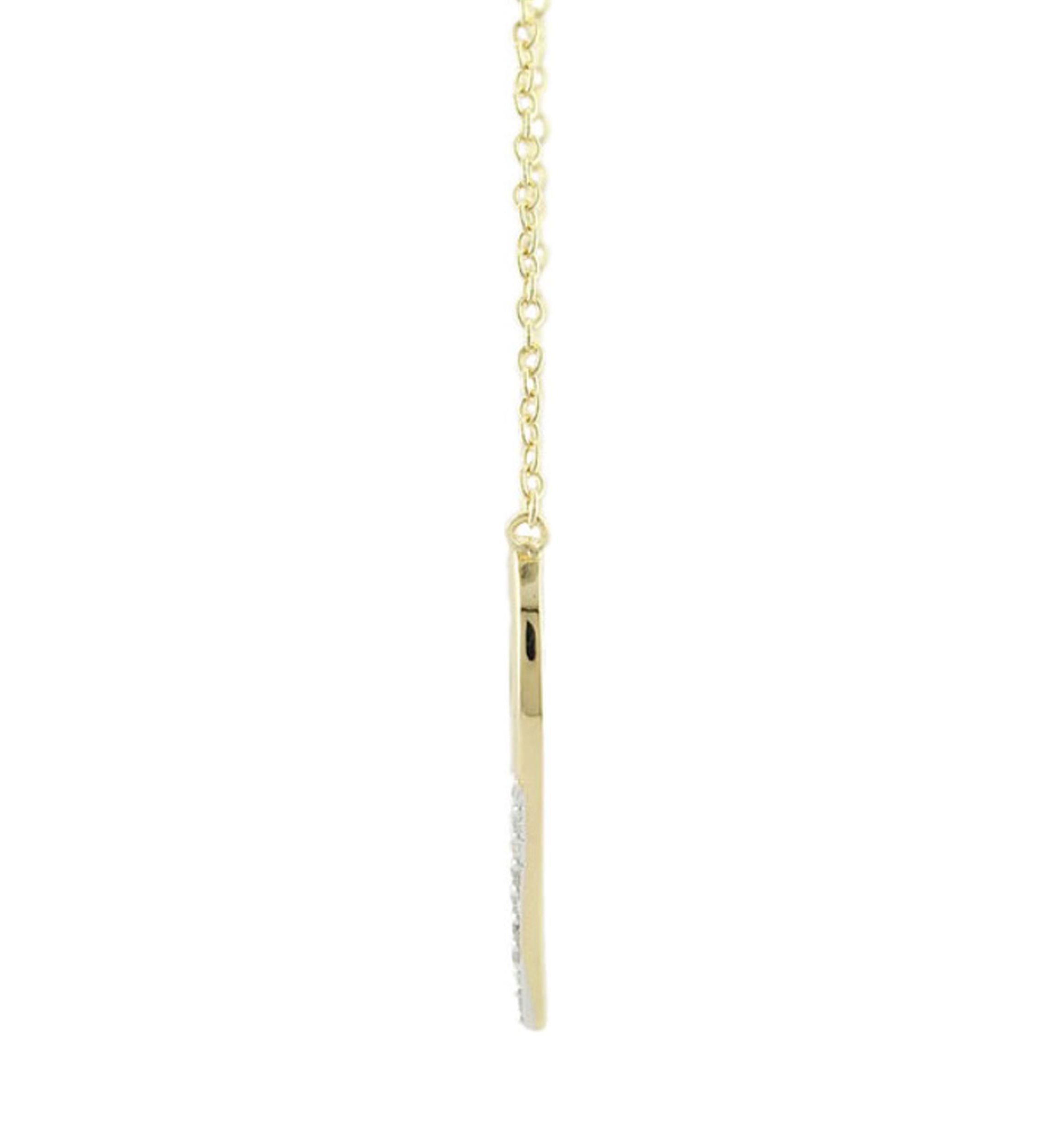 1/10 ct. t.w. Diamond Heart Necklace in Gold Over Sterling Silver