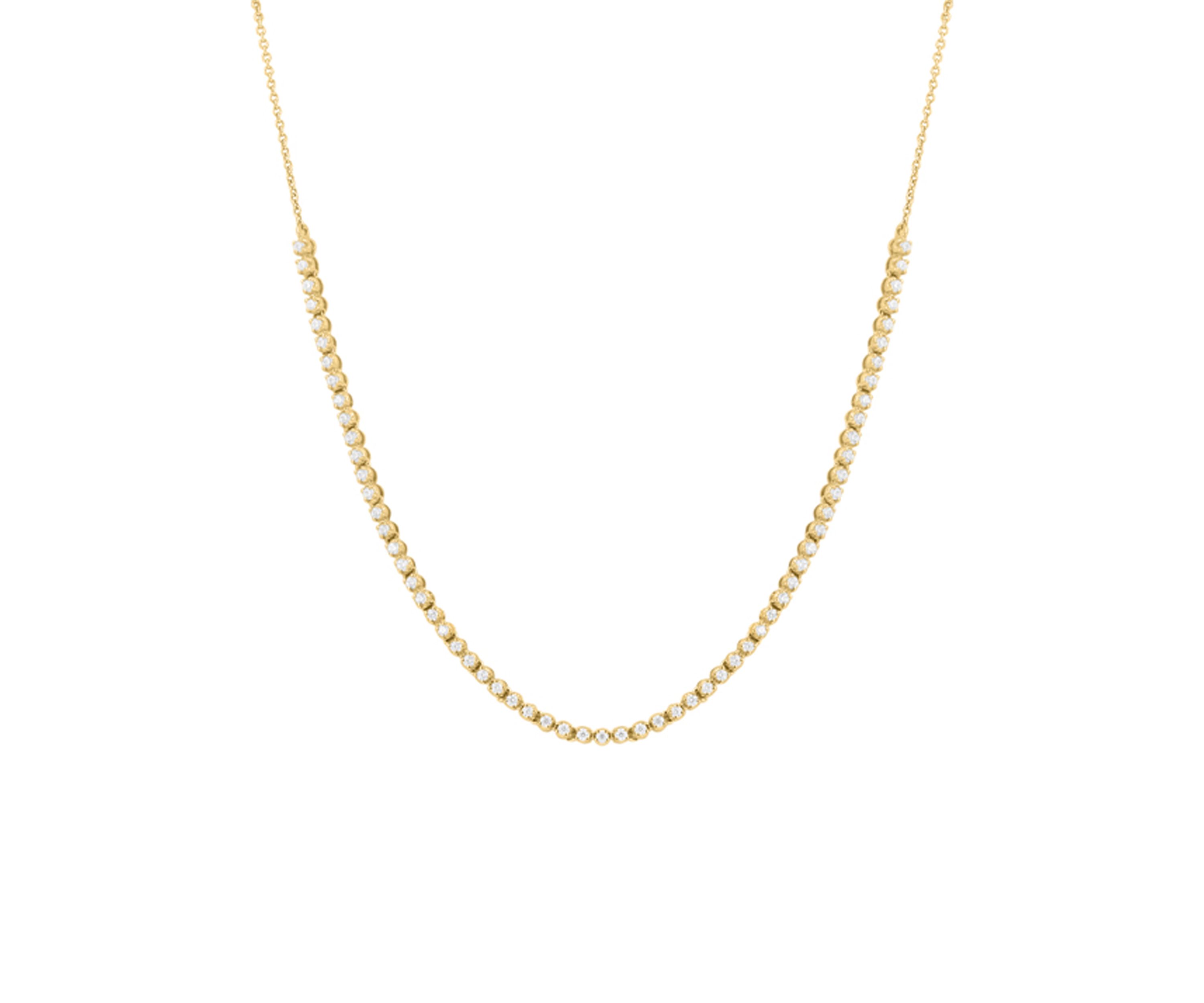 1/2 ct. t.w. Lab Grown Diamond Necklace in 10K Yellow Gold