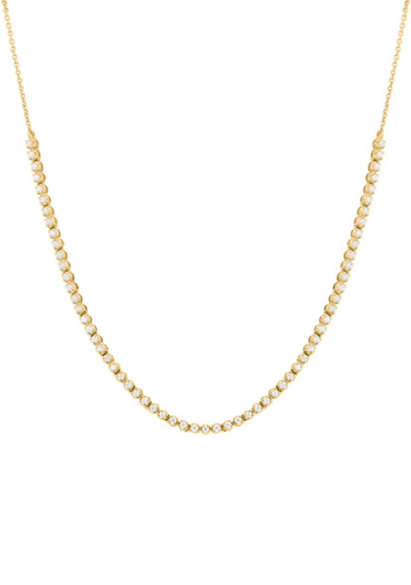 1/2 ct. t.w. Lab Grown Diamond Necklace in 10K Yellow Gold