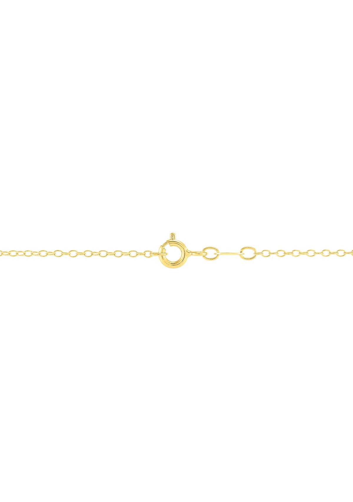1/2 ct. t.w. Lab Grown Diamond Necklace in 10K Yellow Gold