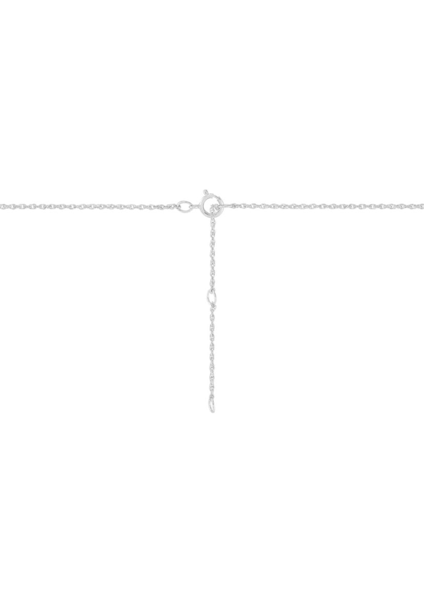 Lab Grown 3/8 ct. t.w. Diamond Necklace in Sterling Silver