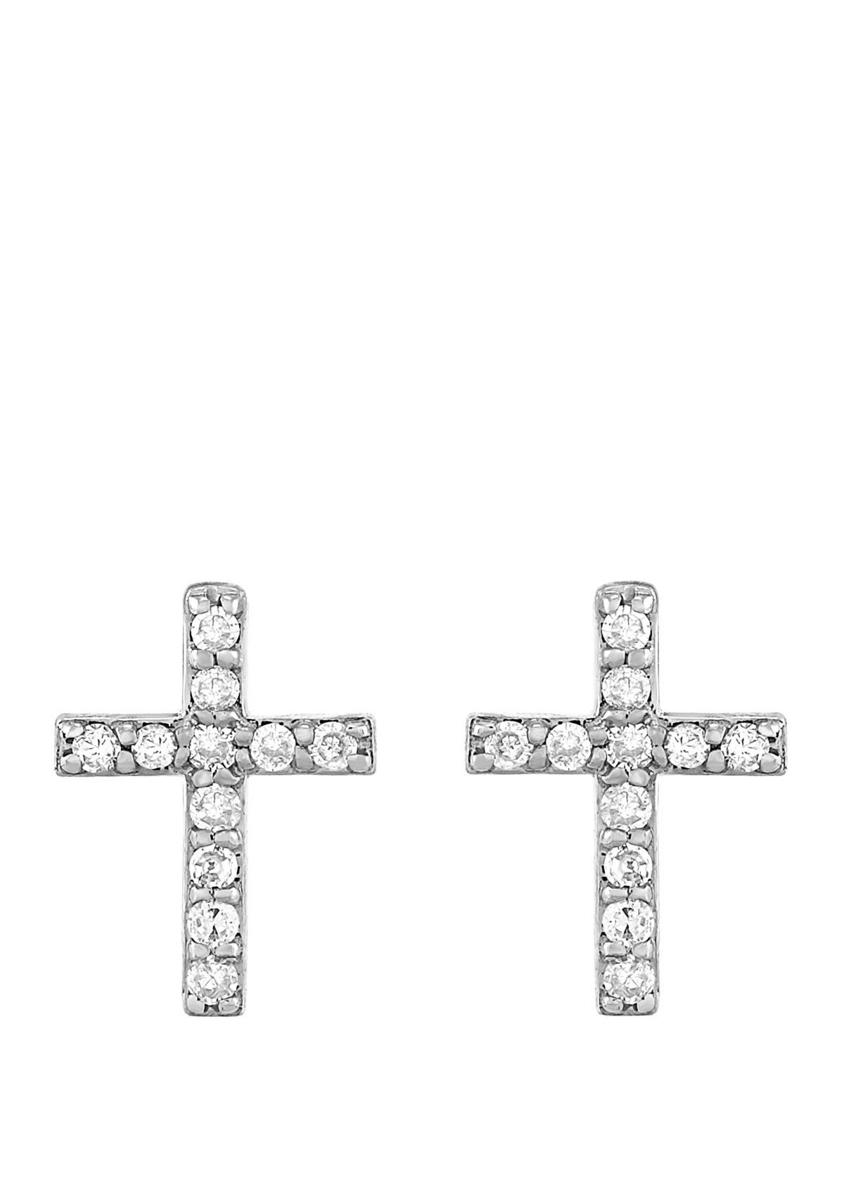 1/8 ct. t.w. Diamond Earrings in 10K White Gold 