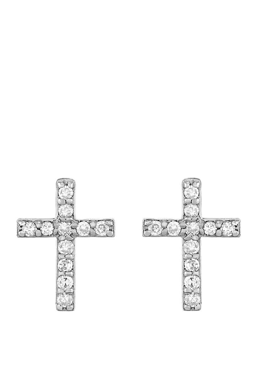 1/8 ct. t.w. Diamond Earrings in 10K White Gold 