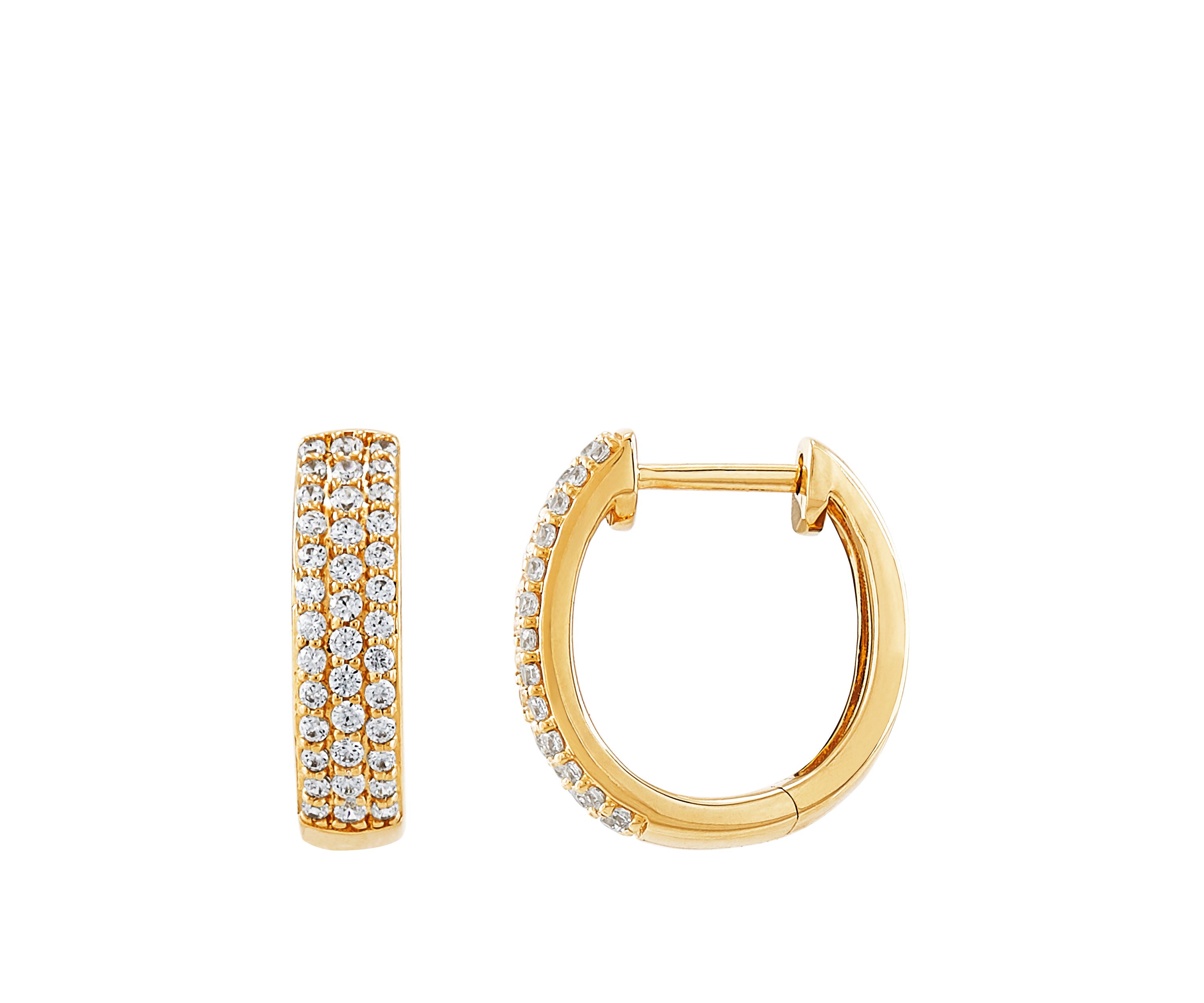 3/8 ct. t.w. Diamond Earrings in 10K Yellow Gold