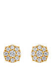  1/4 ct. t.w. Diamond Earrings in 10K Yellow Gold 