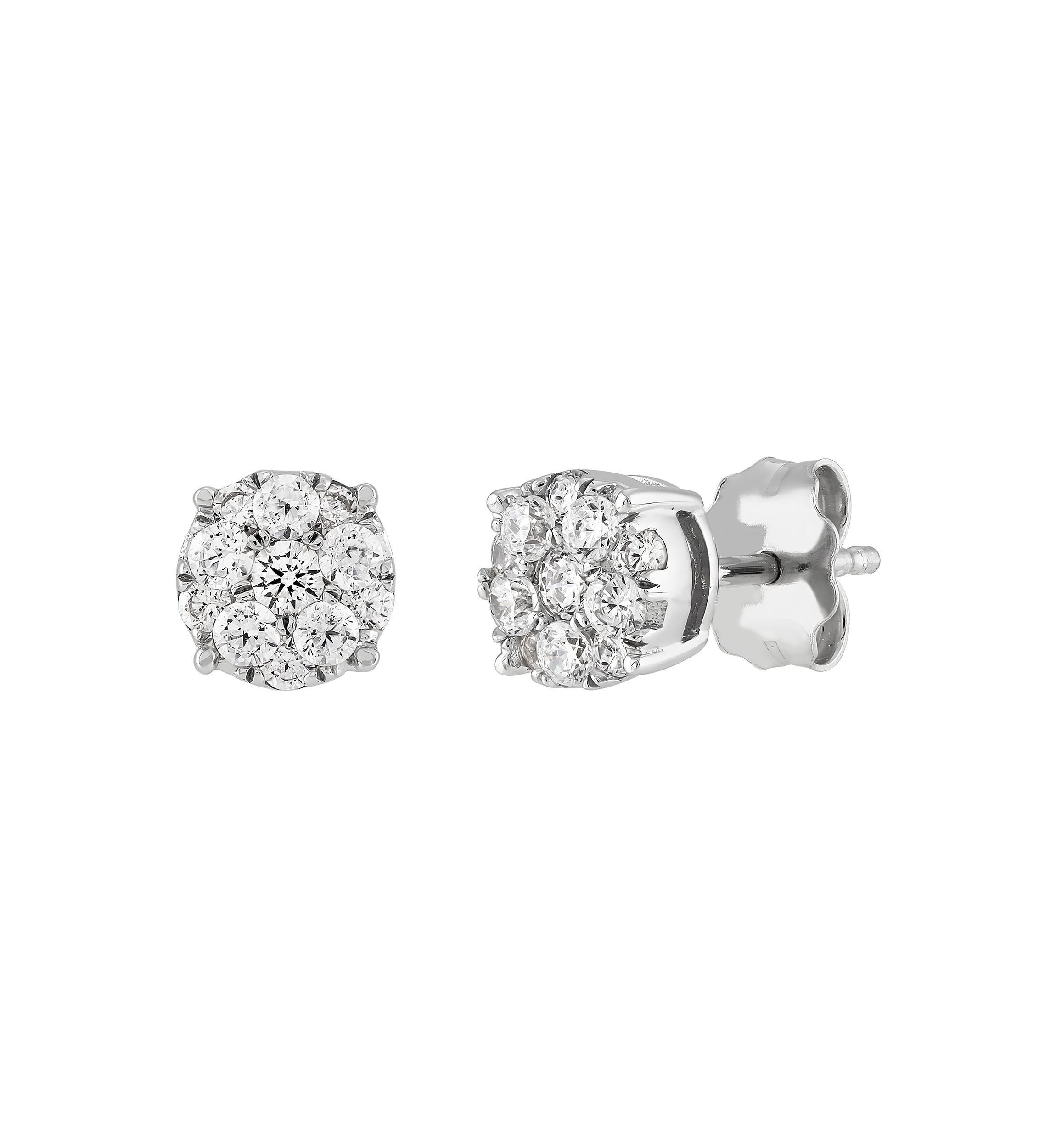 Grown With Love 1/3 ct. t.w. Lab Created Diamond Earrings in 10K White Gold