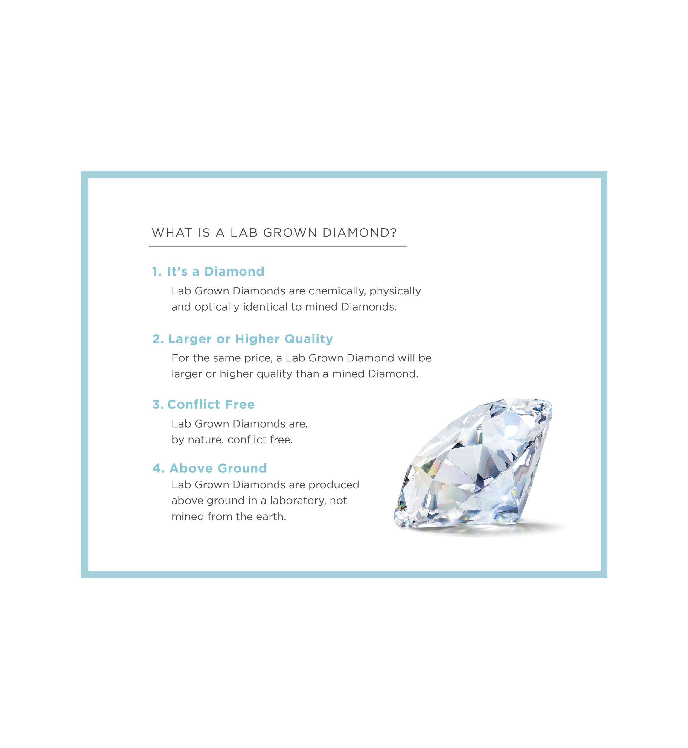 Grown With Love 1/3 ct. t.w. Lab Created Diamond Earrings in 10K White Gold