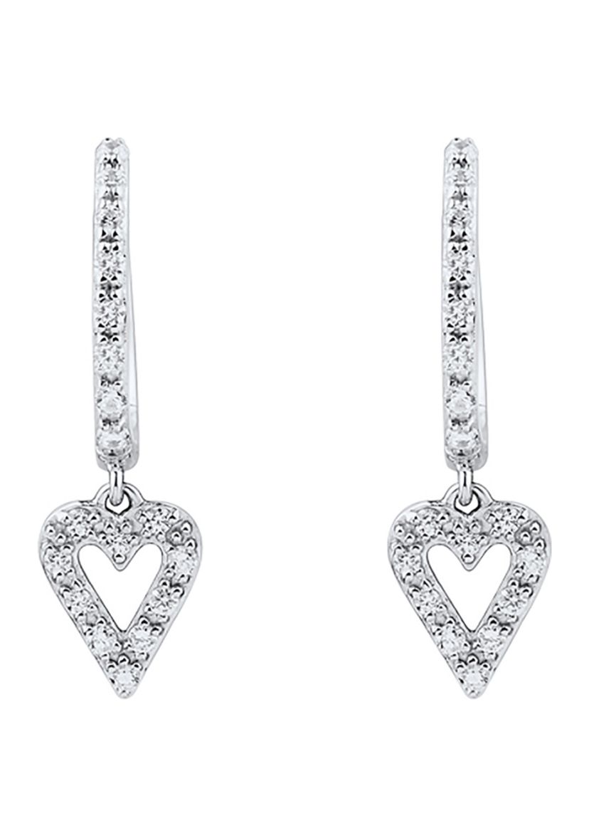 1/4 ct. t.w. Diamond Earring in Sterling Silver