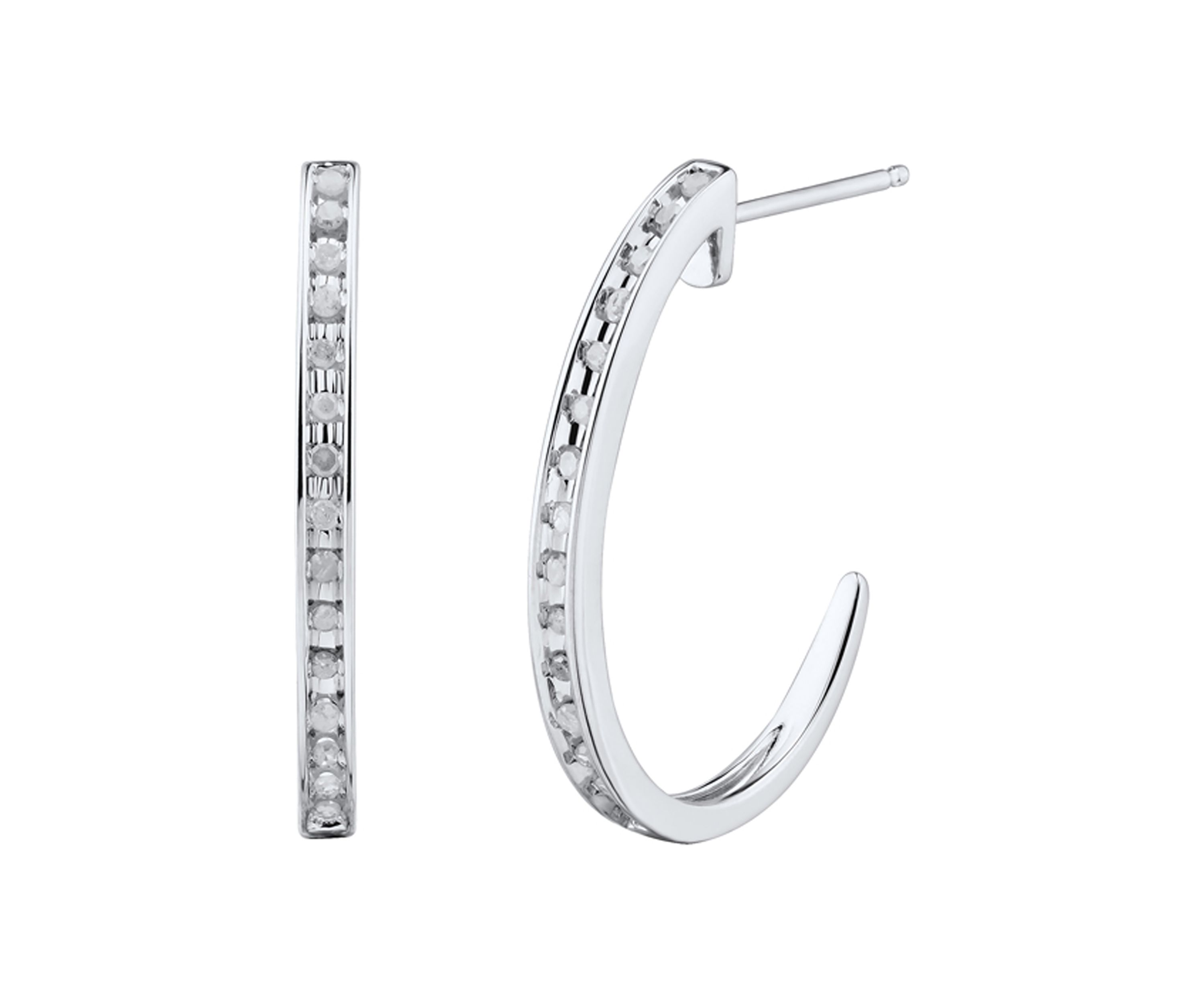 1/4 ct. t.w. Diamond Earrings in Sterling Silver