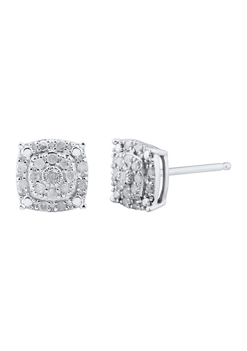 1/4 ct. t.w. Diamond Earrings in Sterling Silver