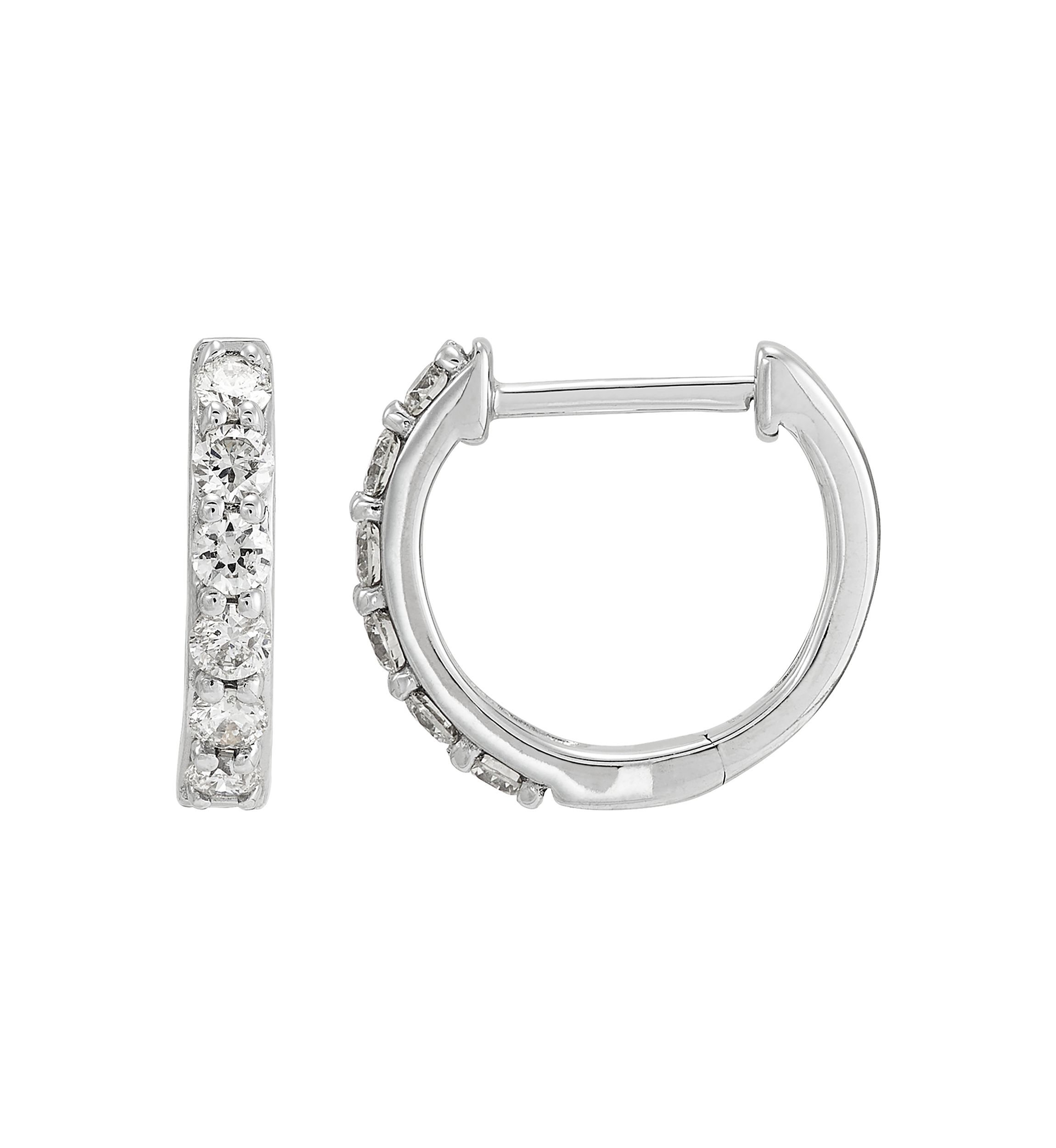 1/4 ct. t.w. Diamond Earrings in 10K White Gold