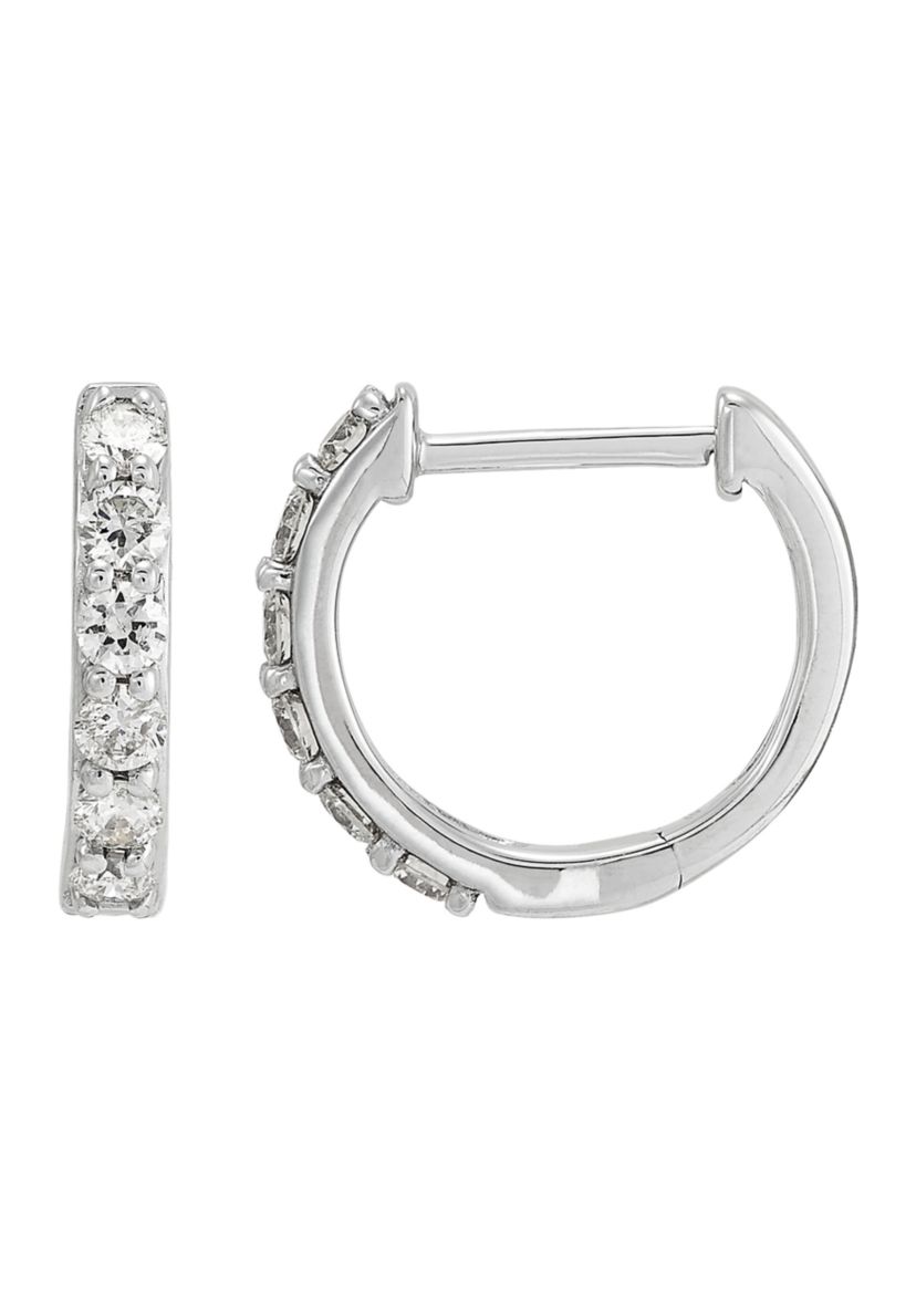 1/4 ct. t.w. Diamond Earrings in 10K White Gold